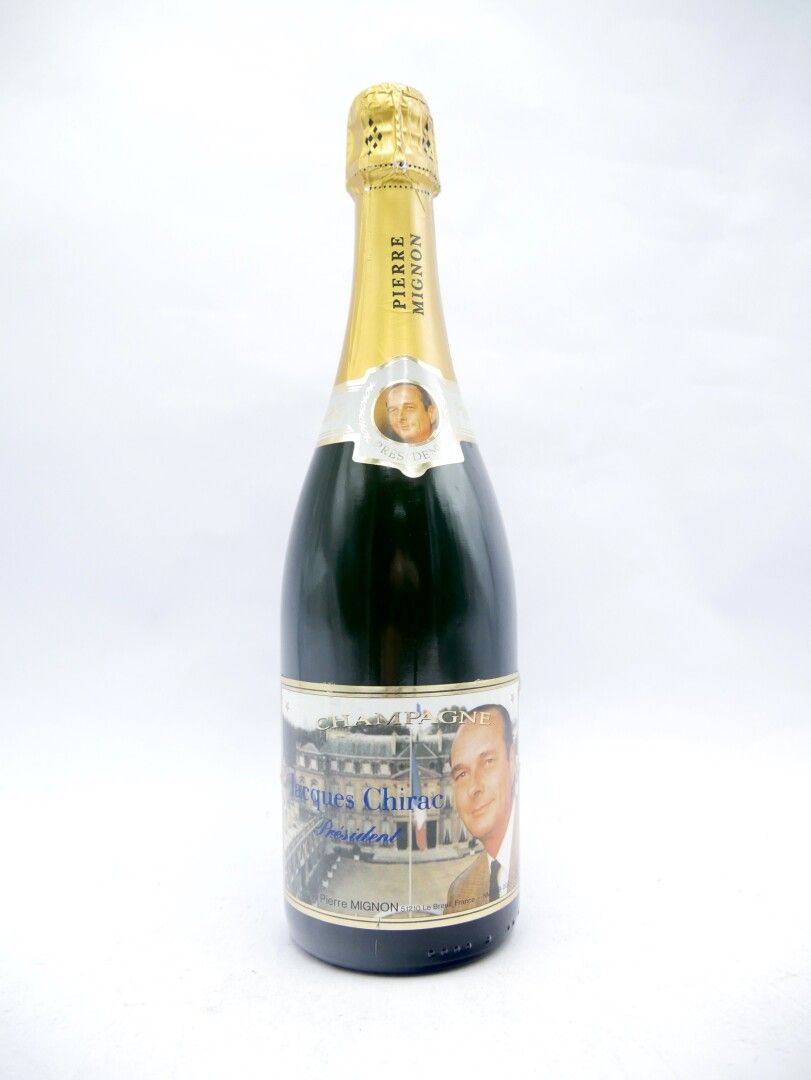 Null Pierre MIGNON 

Bottle of champagne 75 cl. 

Cuvée Jacques Chirac President&hellip;