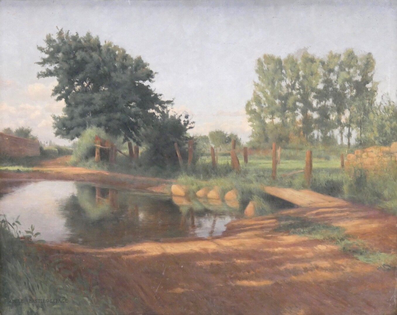 Null 埃米尔-巴斯蒂安-勒帕吉 (1854 -1938)

石桥

板上油彩

左下方有签名，背面有标题

有框

尺寸：65 x 81 cm. 25,5 &hellip;