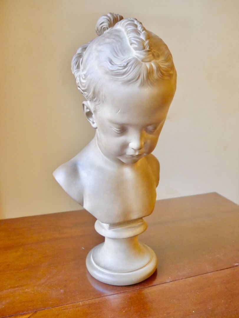 Null Jacques-François-Joseph SALY (1717-1776), después de 

Busto de la niña con&hellip;