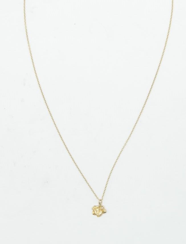 Null 20th CENTURY 

Gold chain 750/1000e with gold and silver clasp and a rose p&hellip;