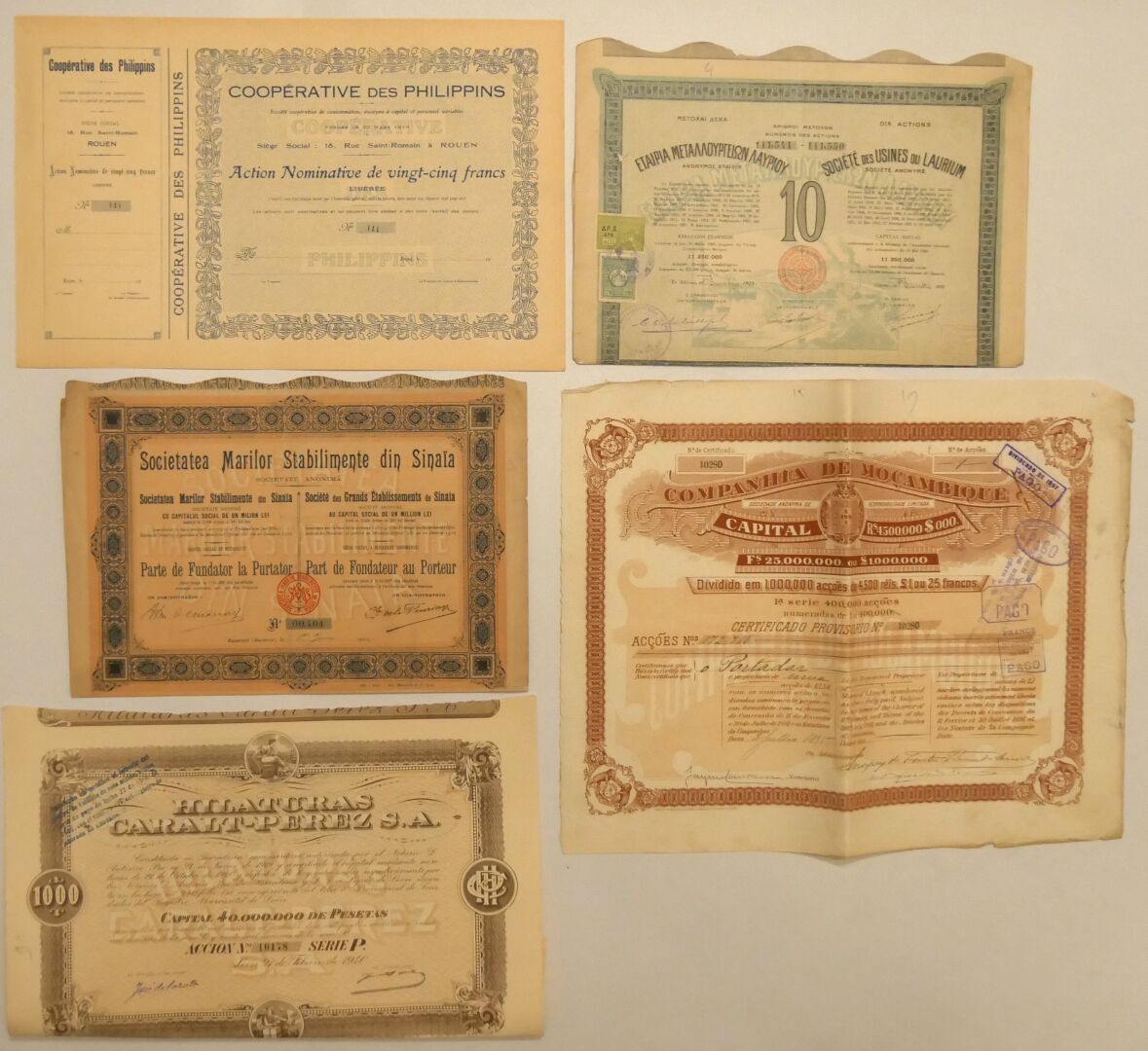 Null OLD FINANCIAL SECURITIES - SCRIPOPHILY

Important lot including : 

- City &hellip;