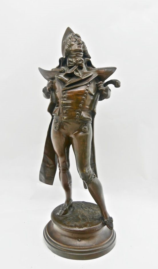 Null Albert ROLLE (1816-?)

Der stolze Mann

Bronzeabguss mit brauner Patina.

A&hellip;