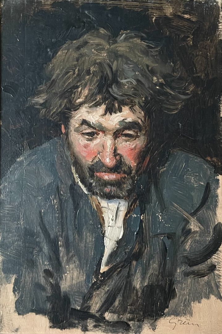 Null Jules Alexandre GRÜN (1868-1934)

Portrait d'homme

Huile sur panneau 

Sig&hellip;