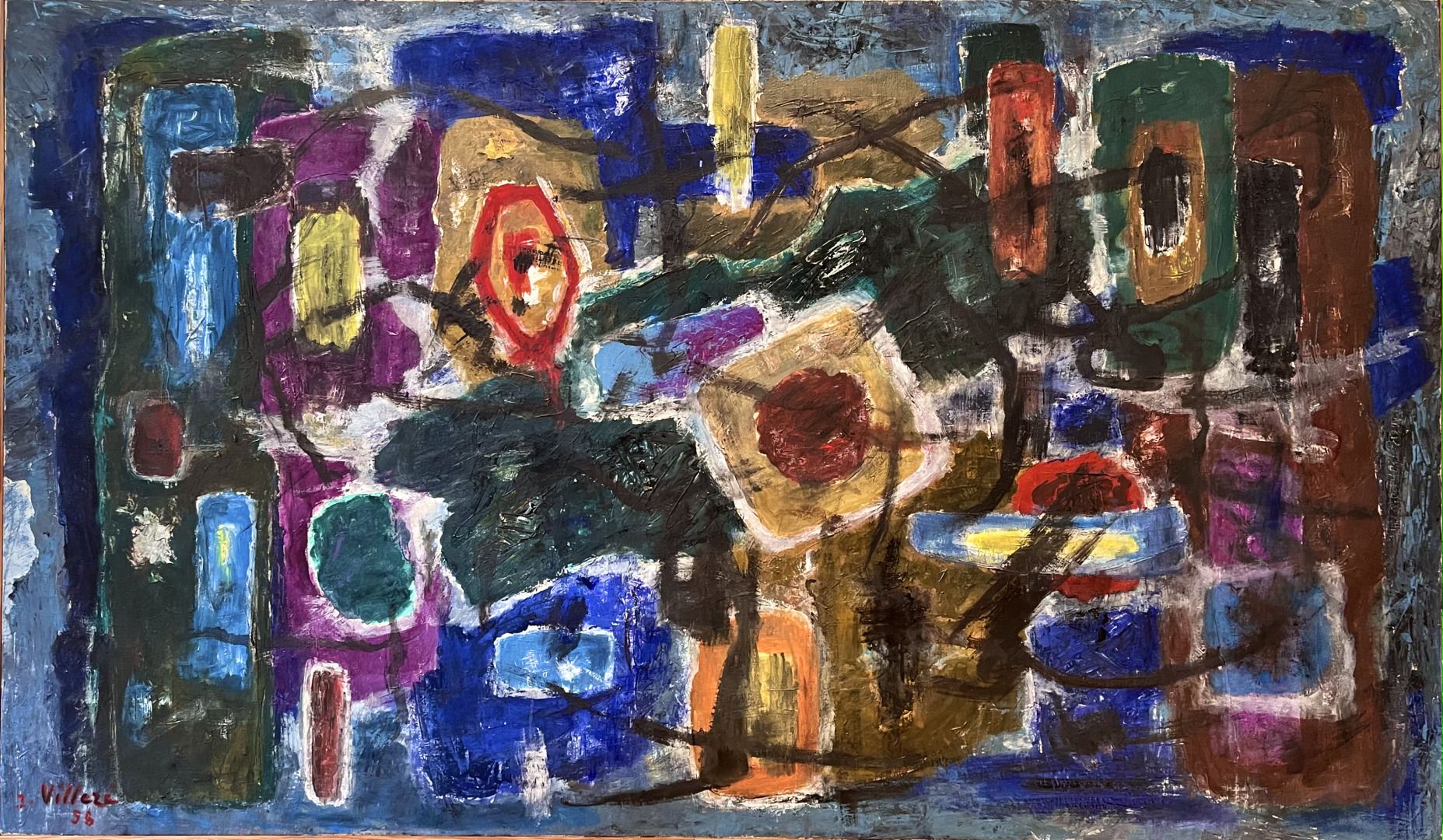 Null Jean VILLERI (1896-1982)

Composición abstracta 

Óleo sobre lienzo 

Firma&hellip;