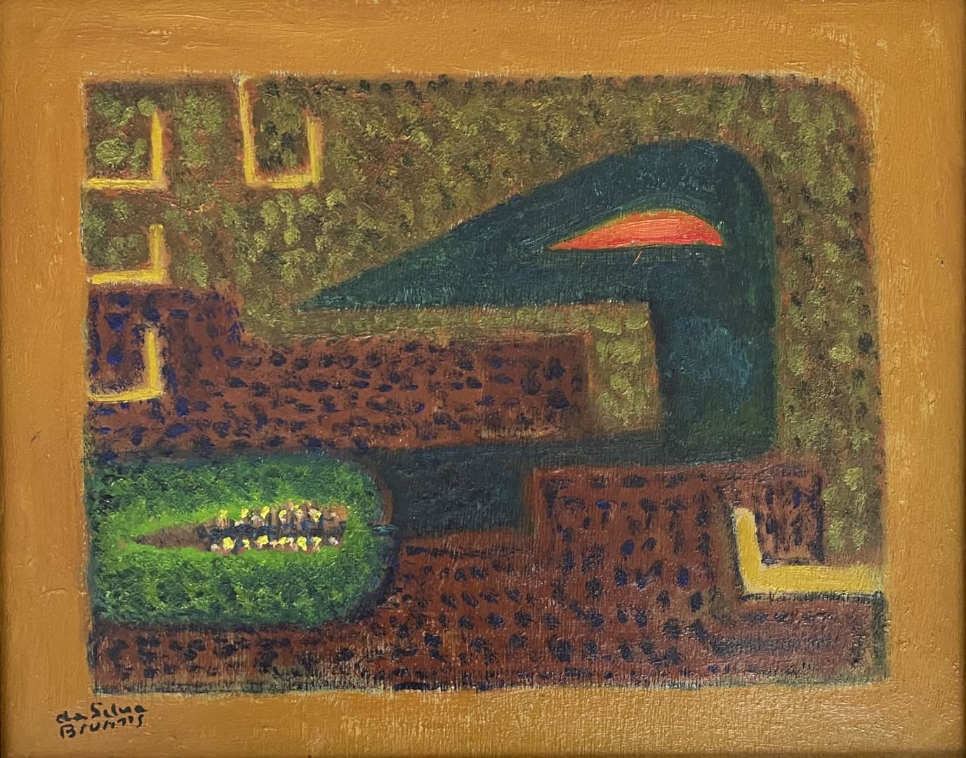 Null 
伊万-达-西尔瓦-布鲁恩斯(1881-1980)




摘要构成




板上油彩




左下方有签名，1976年，背面有编号2931 



&hellip;