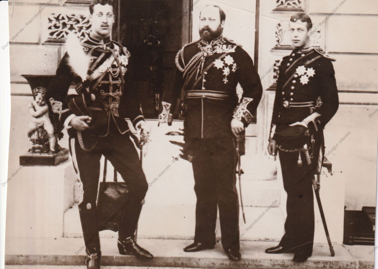 Null Angleterre, royauté anglaise, monarchie, Edouard VII. Circa 1900-10. 
Ensem&hellip;
