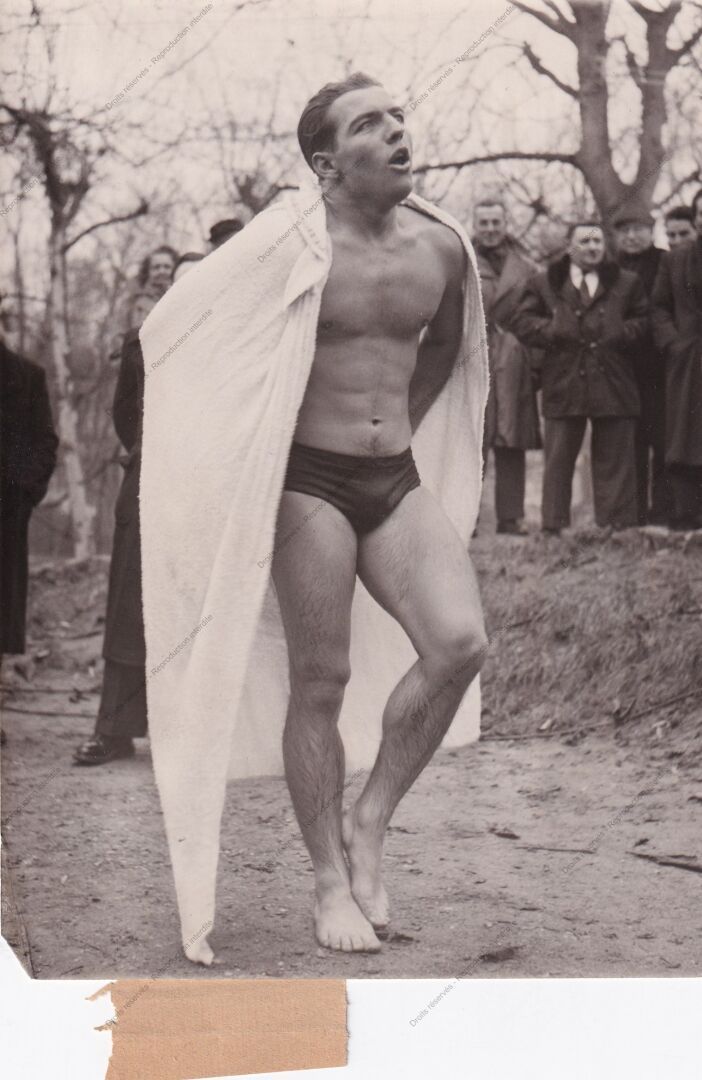 Null Sport, Schwimmen, Wassersport, Jean Taris. Um 1900-50. 
Ein Set von etwa zw&hellip;