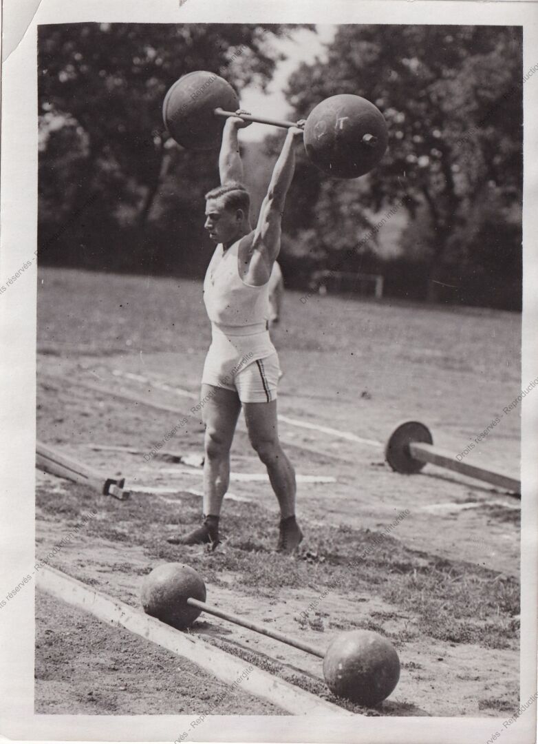 Null Sport, haltérophilie, muscles, lutteurs, concours. Circa 1930-60. 
Importan&hellip;