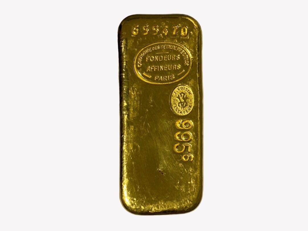 Null Barren aus Gold 
Nr. 655470, Goldfeingehalt 995,6, Rohgewicht: 999,9 g. Gew&hellip;