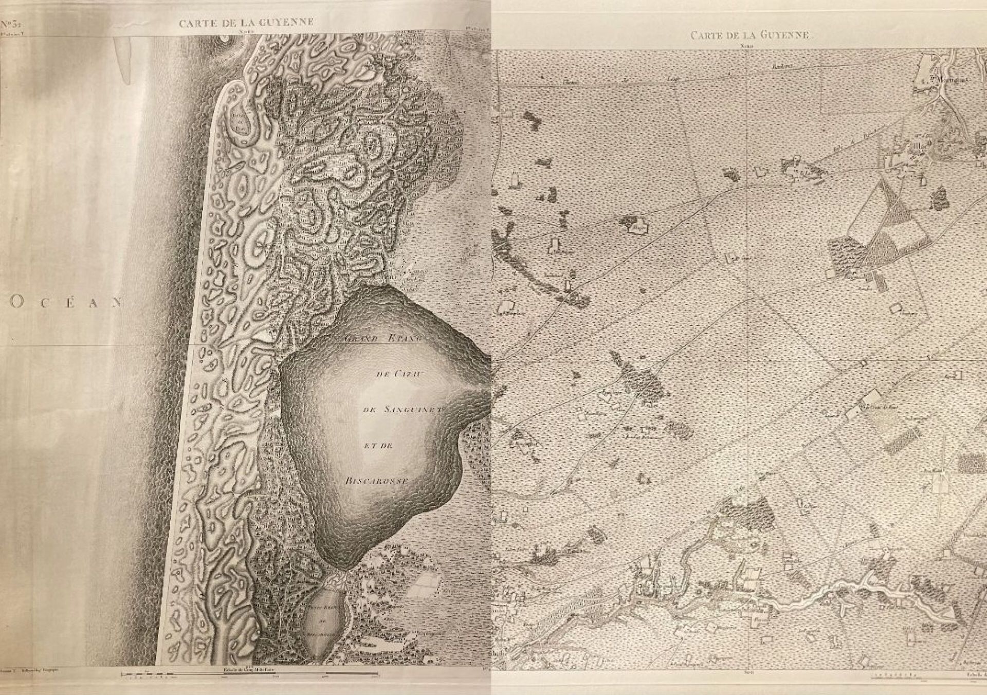 Null Pierre de BELLEYME（1747 - 1819），后--路易十五国王的地理工程师
圭亚那地图 
第 26 版（显示 Audenge、La&hellip;