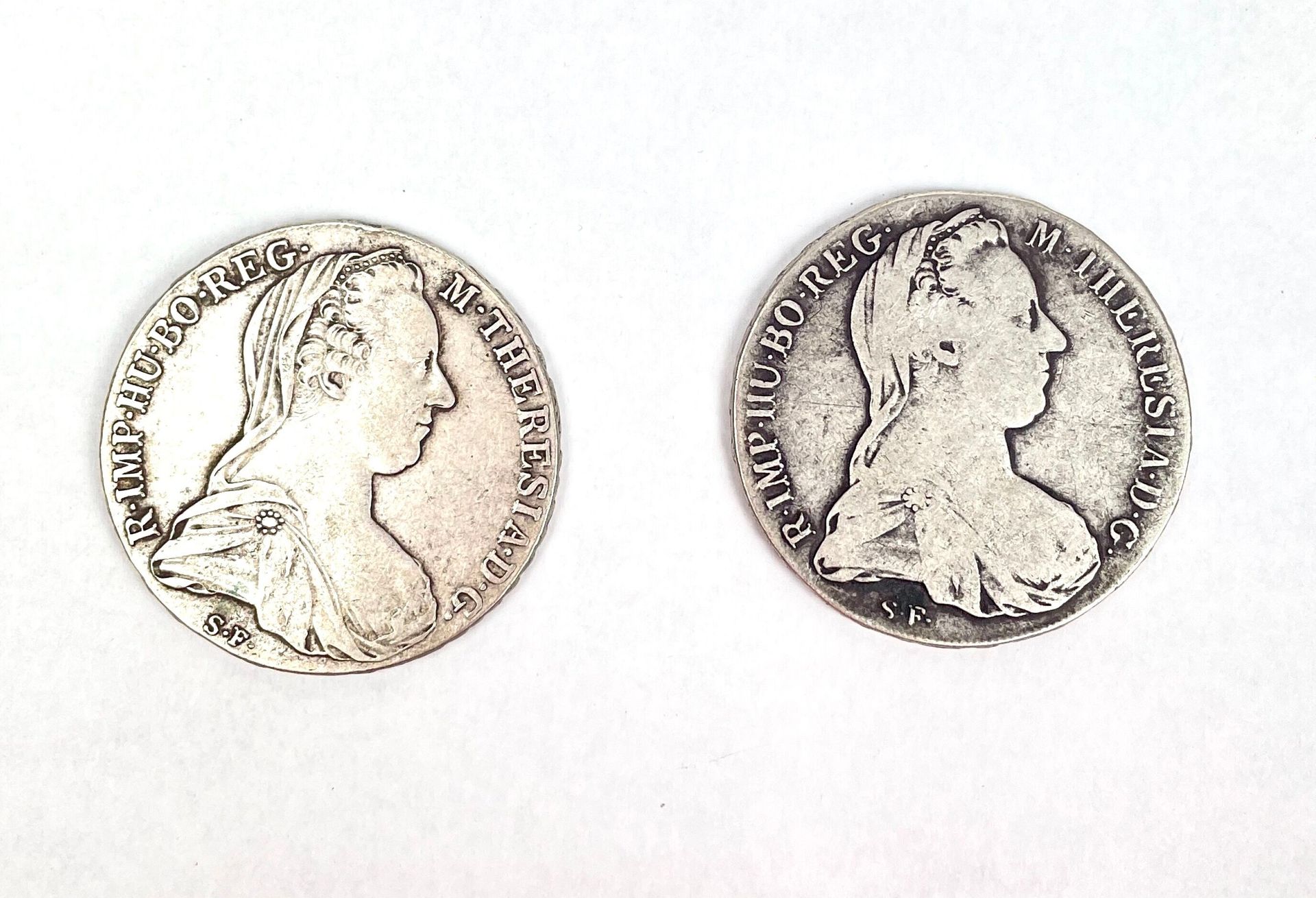 Null AUSTRIA - María Teresa (1740-1780)
2 Maria Theresa thaler en plata 833/1000&hellip;