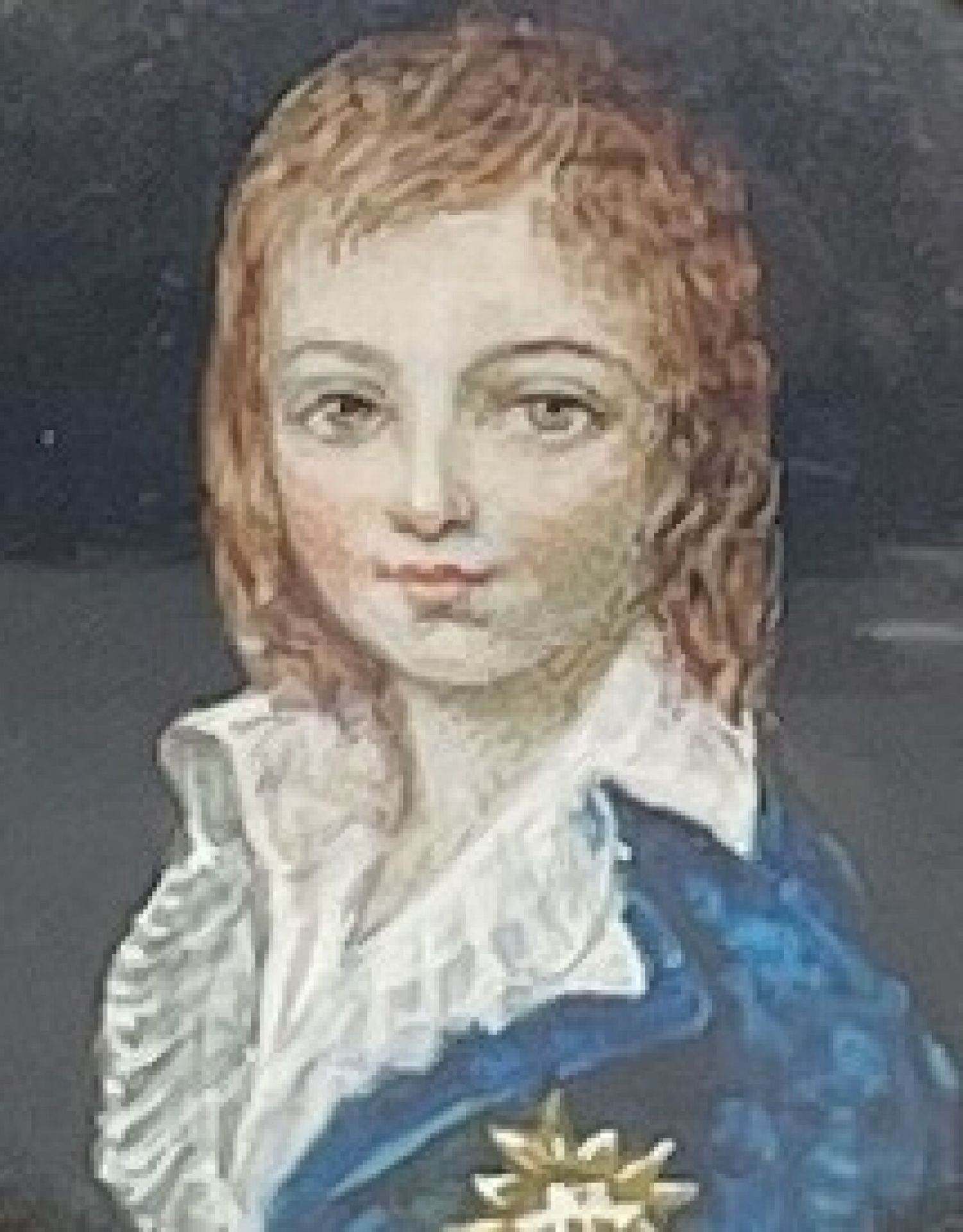 Null XIX SECOLO 
Ritratto di Luigi XVII, figlio di Luigi XVI e Maria Antonietta &hellip;
