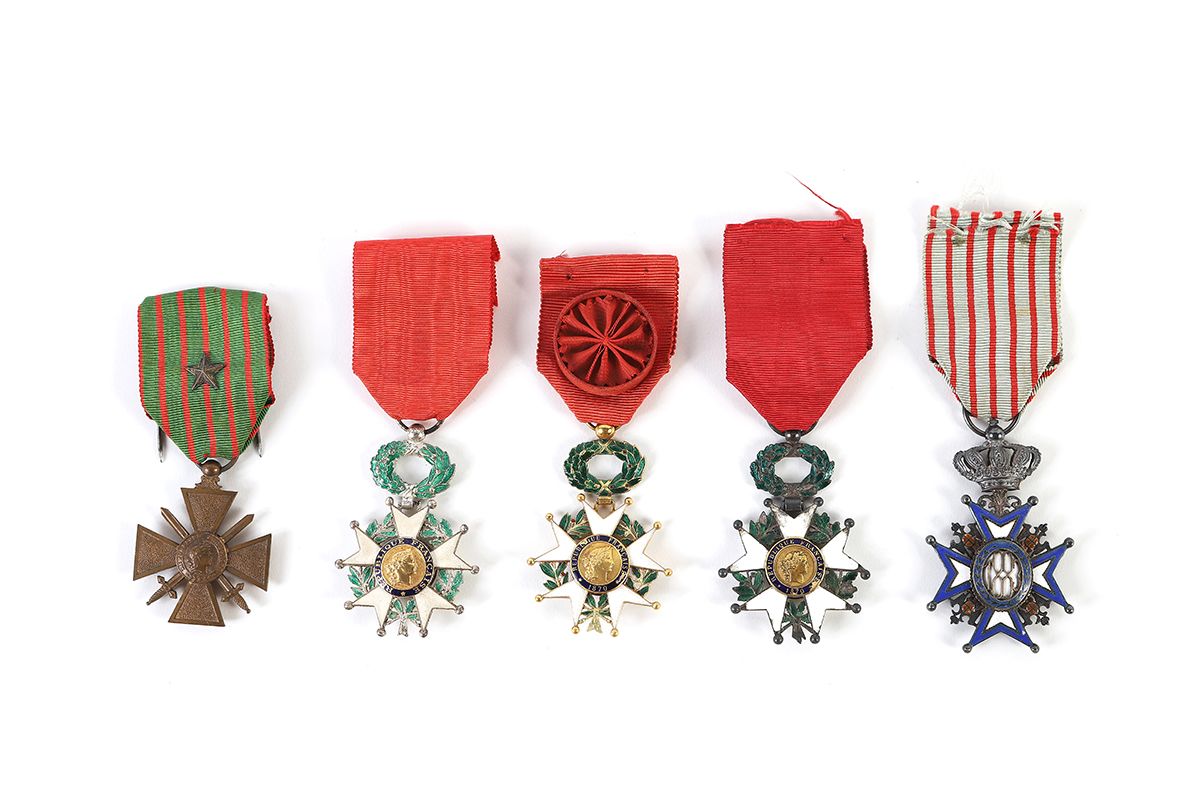 Null FRANCE-MISCELLANEOUS 

Five decorations and orders of knighthood : 

Two st&hellip;
