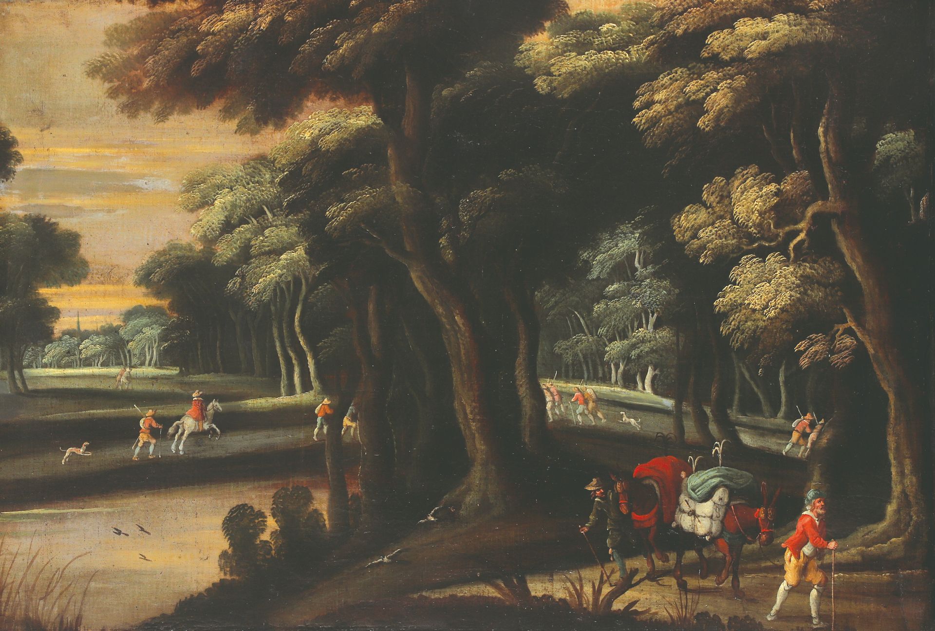 Null 17世纪的弗莱米什学校

森林中的旅行者和牧羊人

在其原来的画布上

77 x 110厘米