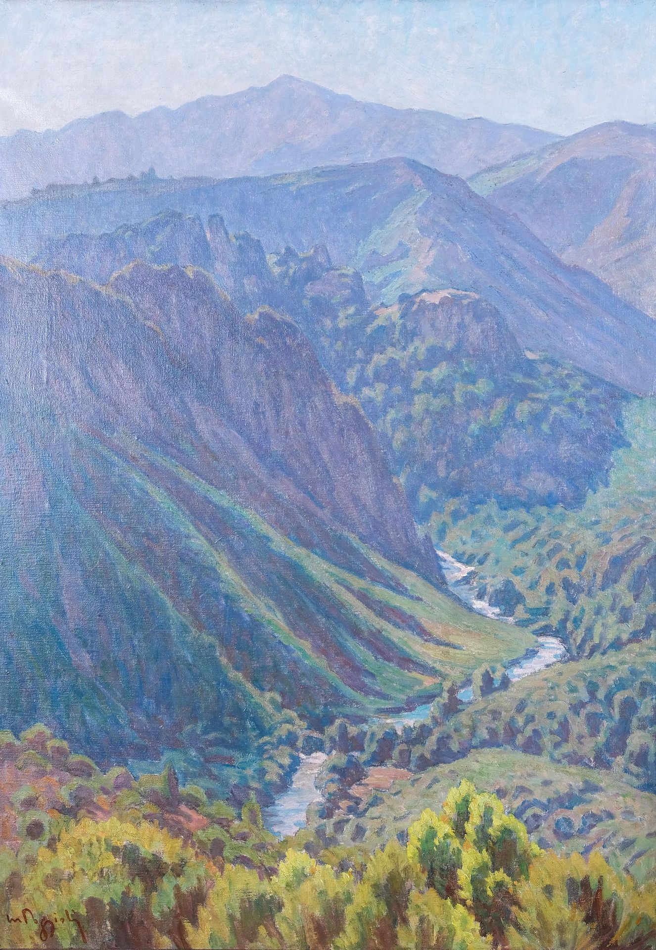 Null Marcel Dominique POGGIOLI (1882-1969) 

Vallée à Vico 

Huile sur toile Sig&hellip;
