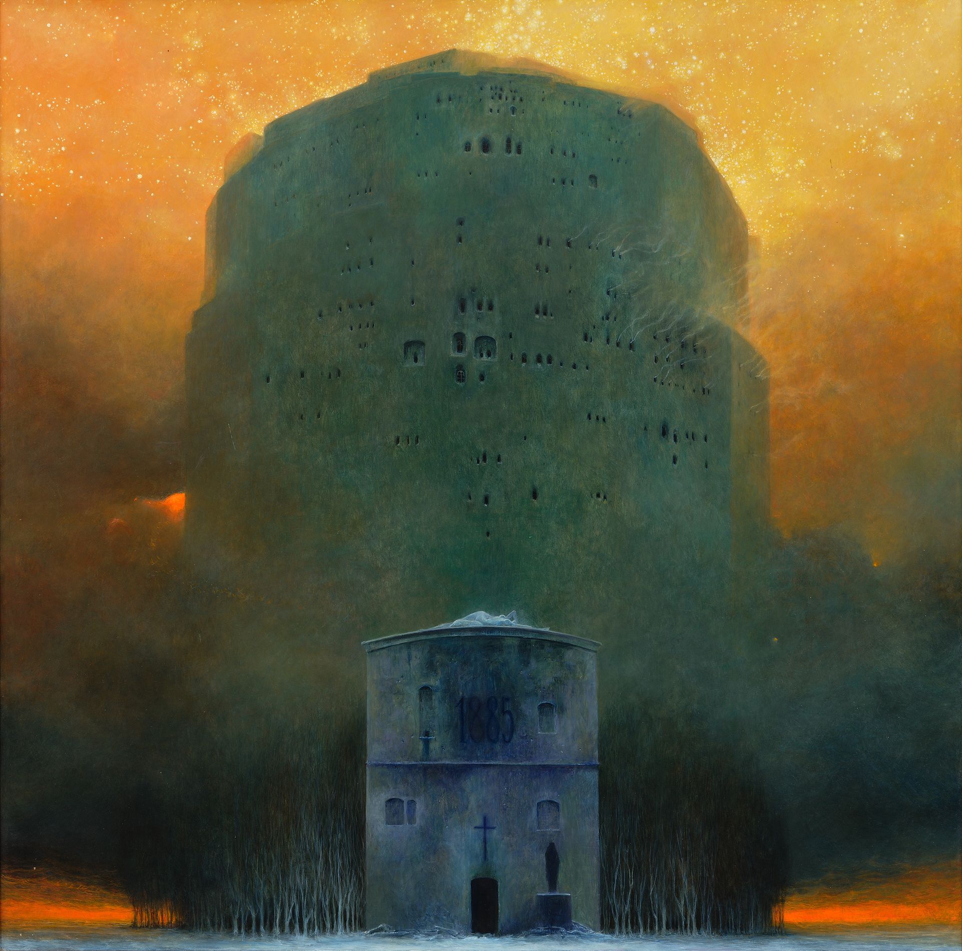 Null Zdzisław BEKSINSKI (1929-2005)

Die beiden Türme von 1885, 1980

Öl auf Iso&hellip;