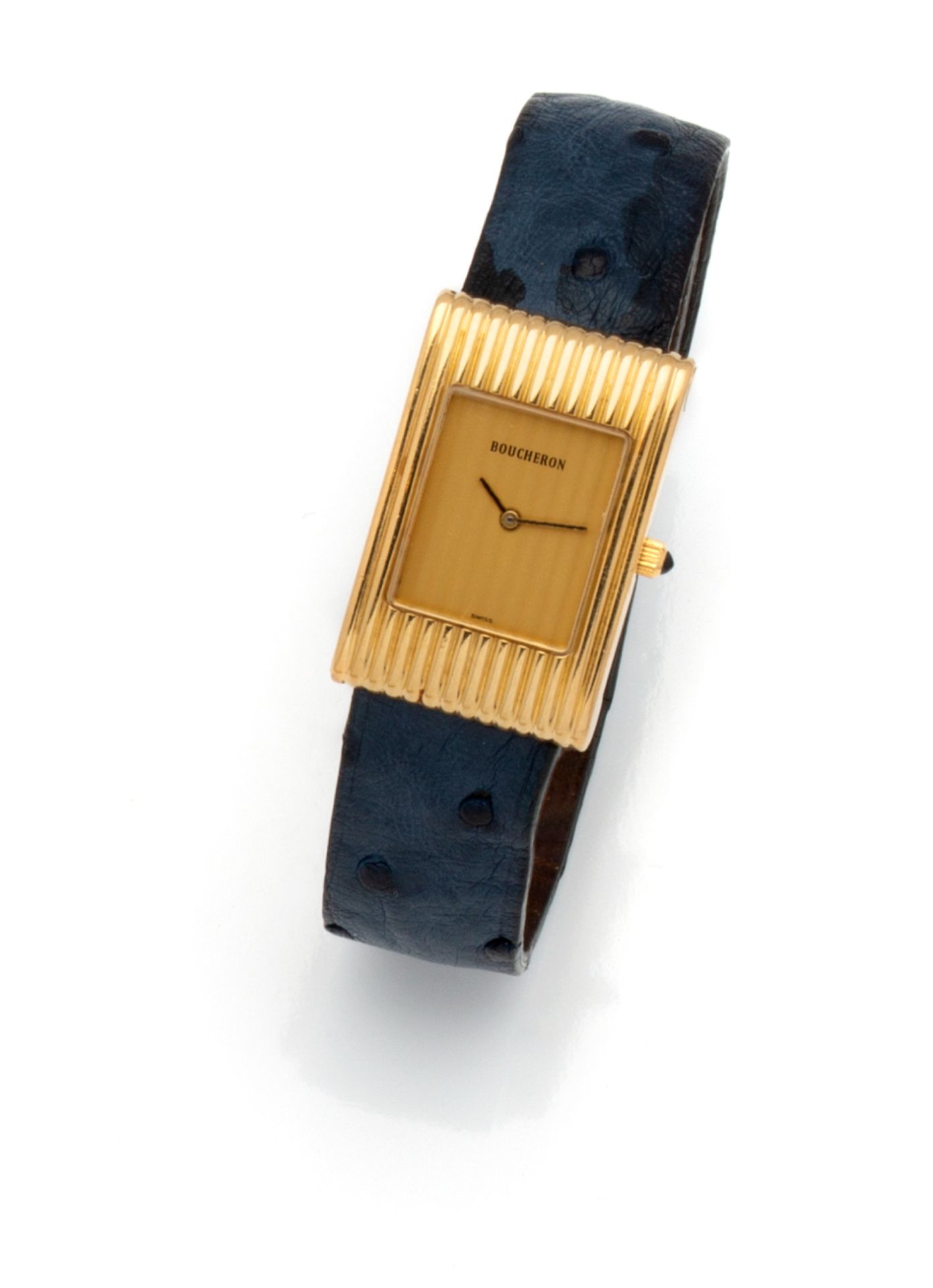 Null Boucheron 

Reflet 

Mixed watch in yellow gold 18K 750 thousandth with qua&hellip;