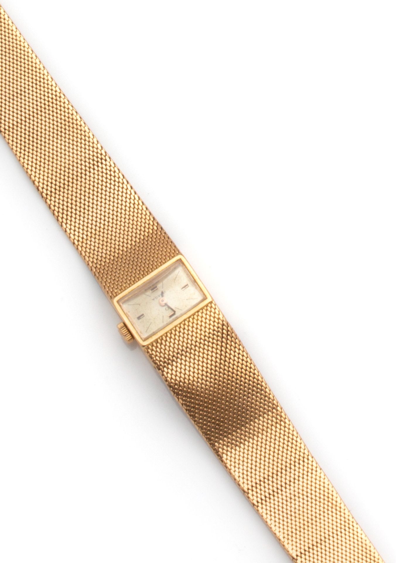 Null Omega

Damenuhr aus 18 Karat Gelbgold 750 Tausendstel mit mechanischem Uhrw&hellip;