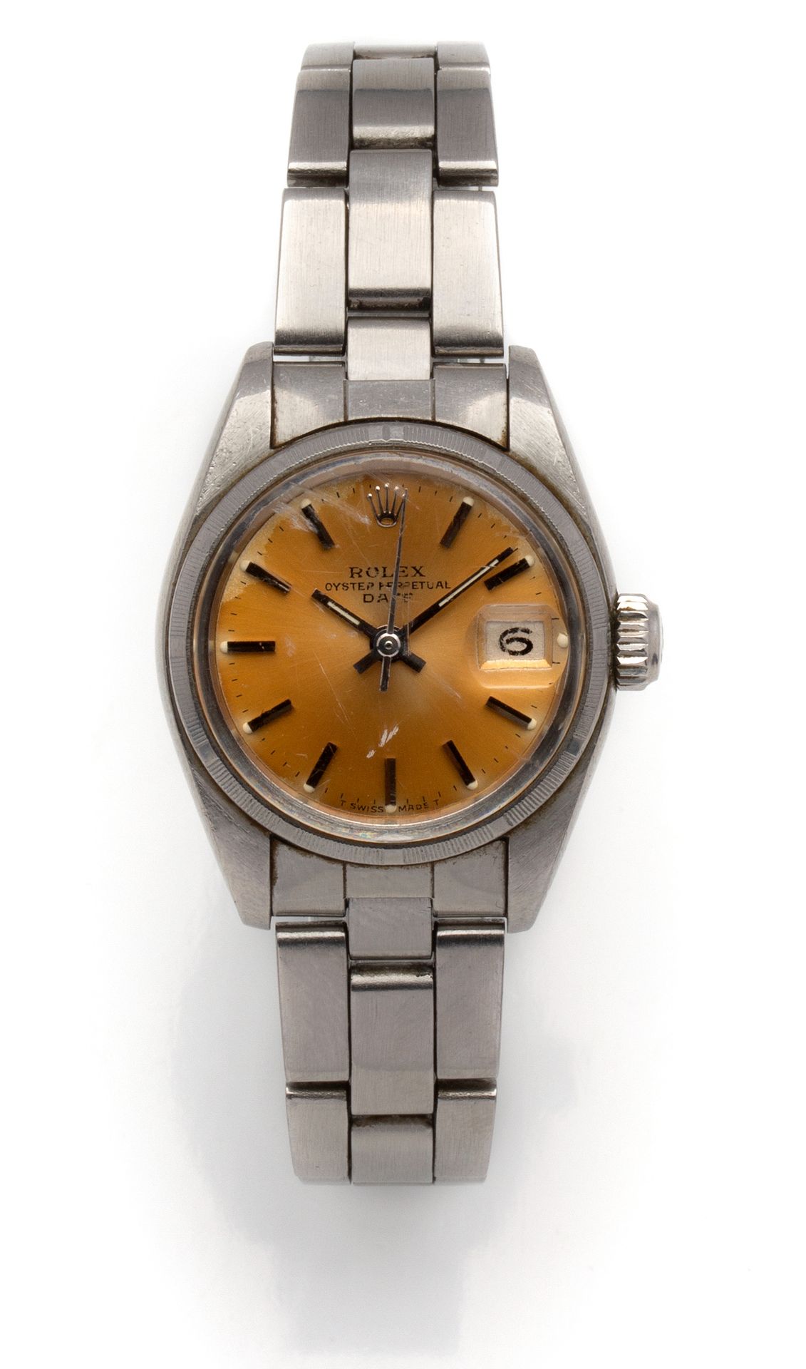 Null ROLEX

Oyster Perpetual Date Lady

Reference 6616

Ladies' watch in steel w&hellip;