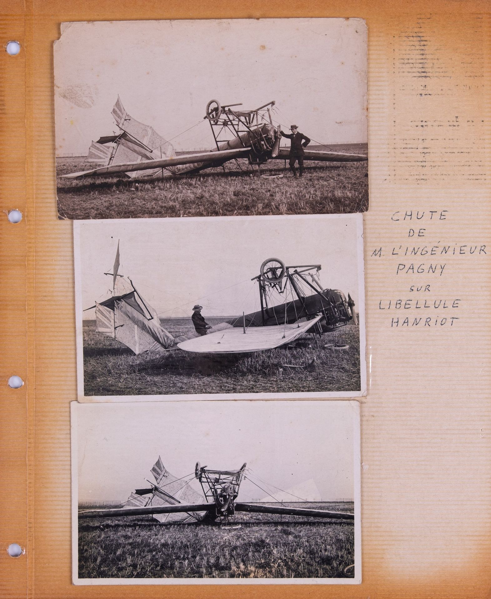 Null 航空业

会议有30张照片，CPA和各种文件。

飞行员Albert BOURGEOIS，HANRIOT蜻蜓的PAGNY工程师，飞行员执照和水力飞行器&hellip;