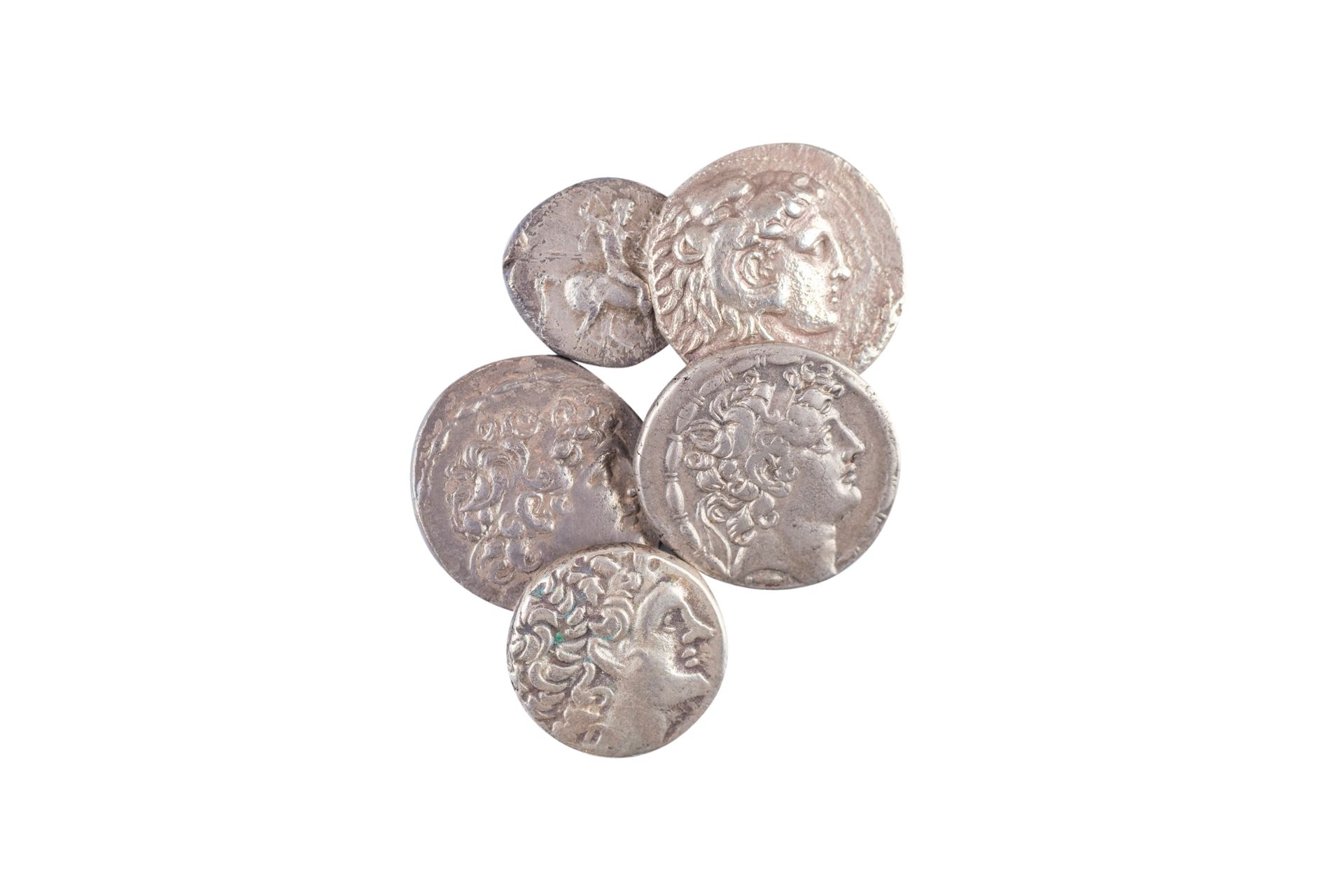 Null Set of 5 coins : Calabria taranto statere 7,51 gr. TB. Macedonia Alexander &hellip;