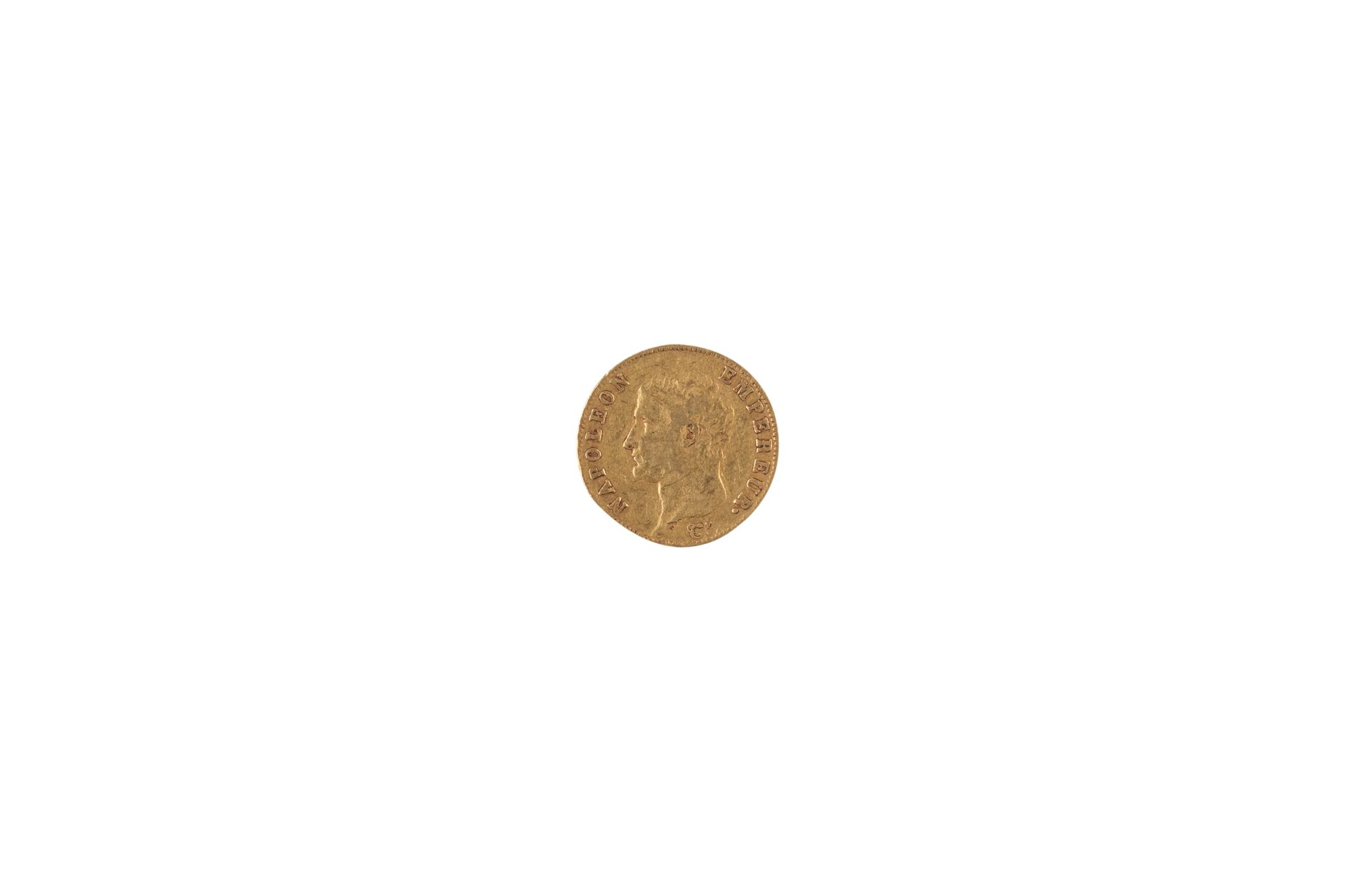 Null 20 francos de oro Napoleón I descabezado Año 13 A París, 6,40 gr. G. 1022

&hellip;