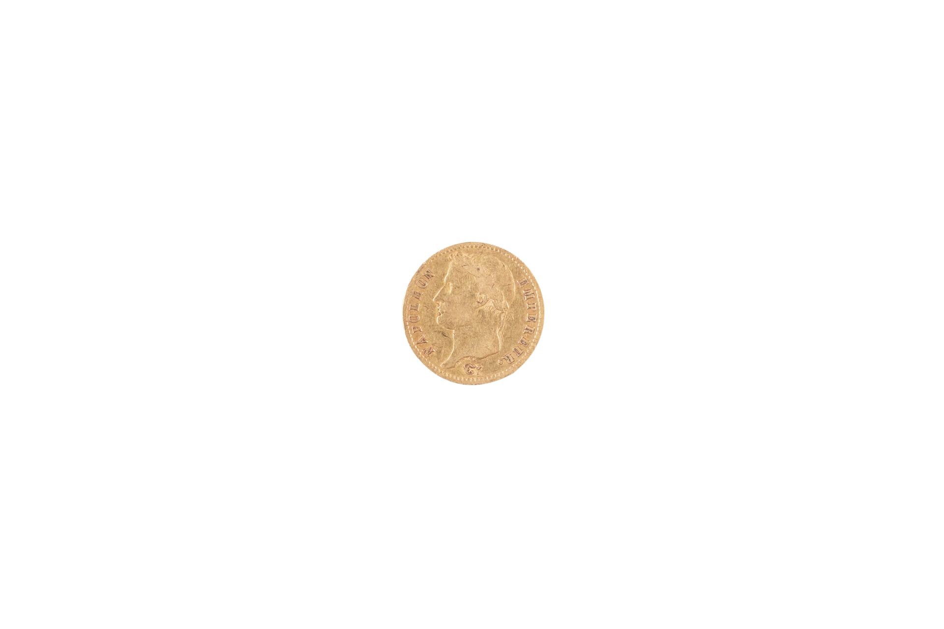 Null 20 franchi oro 1810 A Parigi, 6,38 gr. G. 1025

TTB