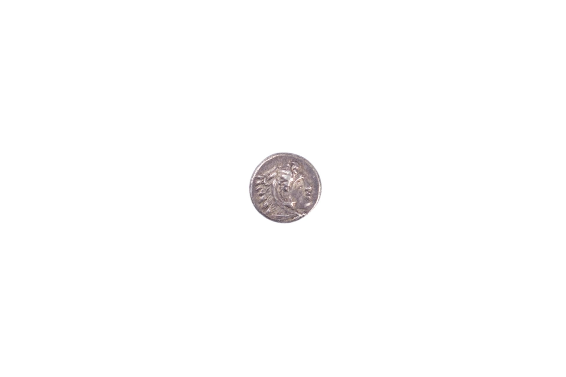 Null Mysia Pergamon 300-284 a.C. Diobolus silver. 1,32 gr. Cabeza del joven Hera&hellip;