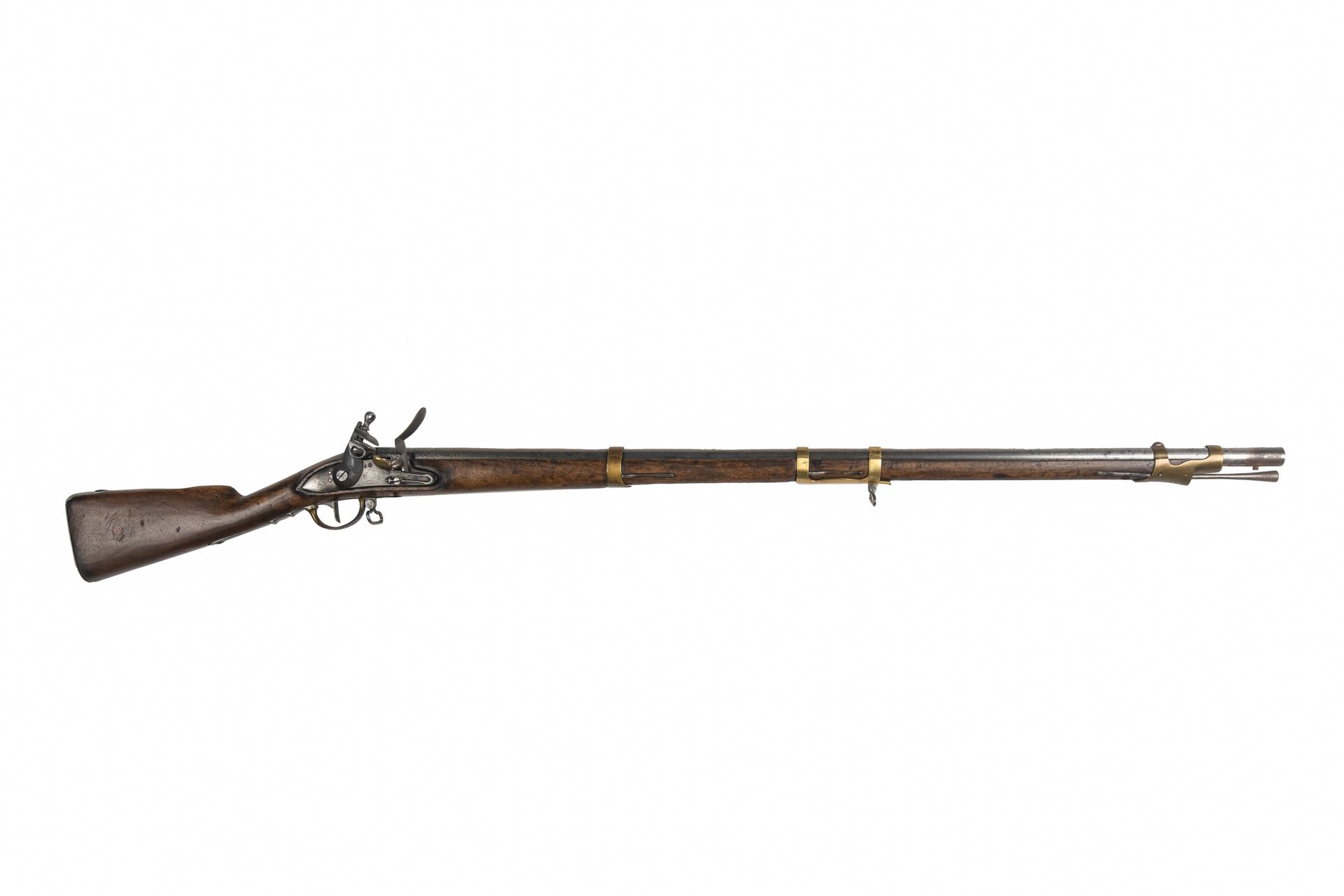 Null Flintlock rifle of dragon type An IX. 

Round barrel with sides with thunde&hellip;