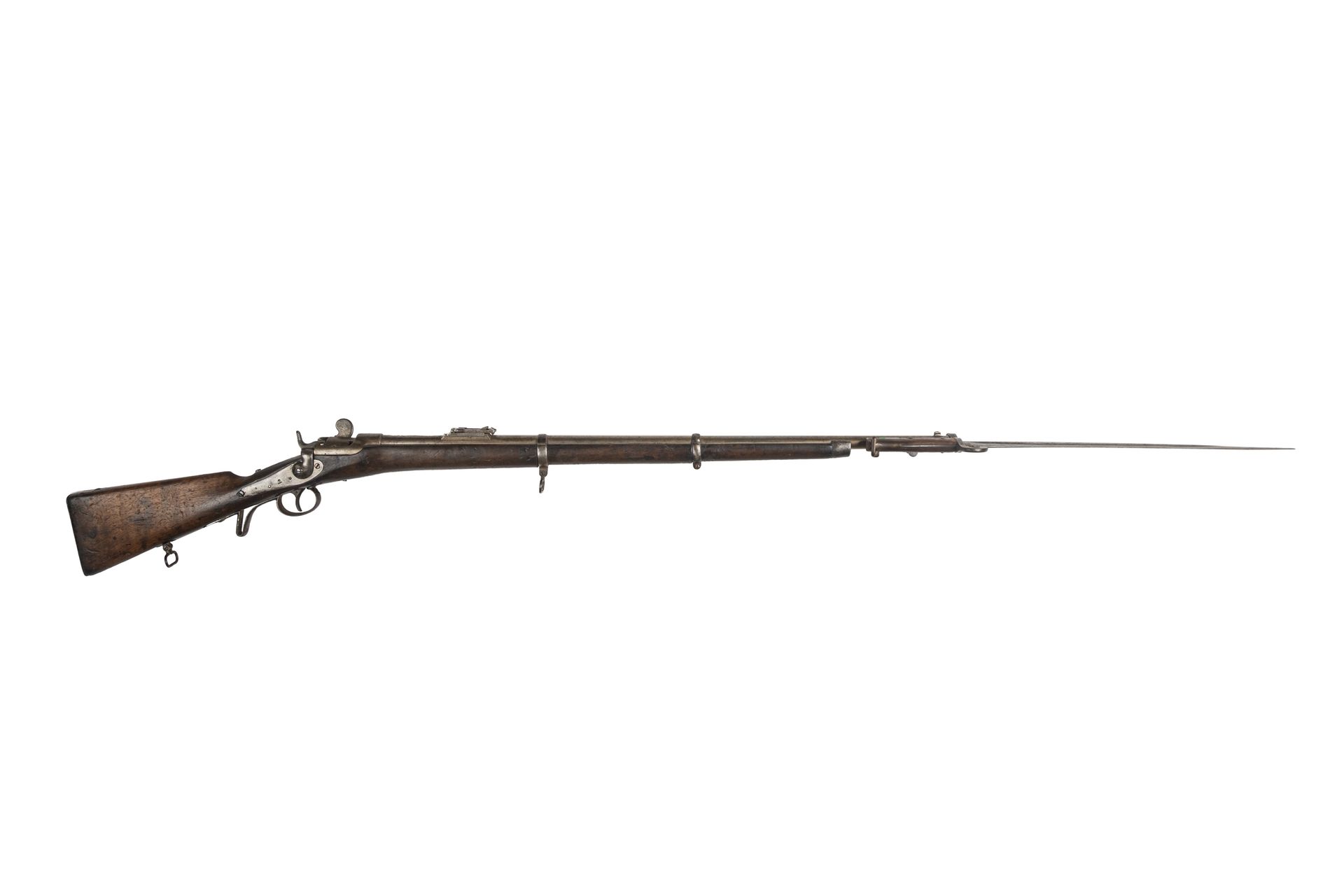 Null 
奥地利Werndl 1867/77型步枪，口径11毫米。 




圆形枪管，枪托上标有St 79和OE WG。锁的日期为 "868"，锤子是圆体的&hellip;