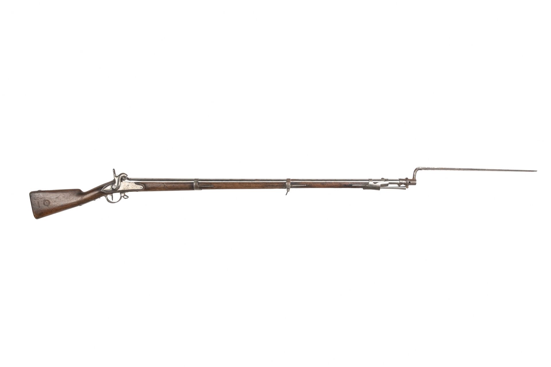 Null Grenadiergewehr Modell 1822, umgebaut auf Perkussion Modell 1840. 

Runder &hellip;