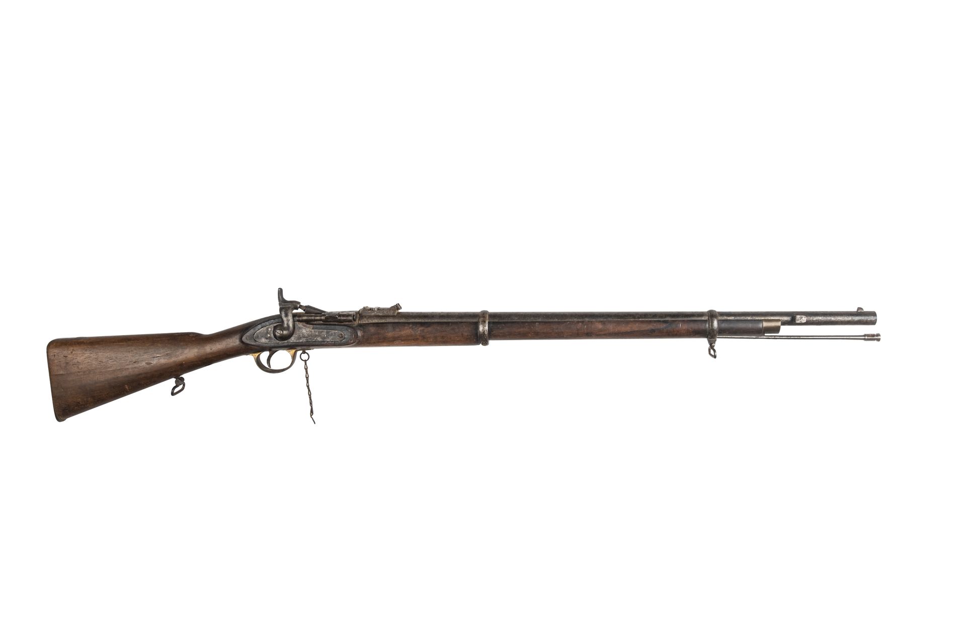 Null 带鼻烟盒的斯奈德步枪，型号为Engineers.1853/67 Mark 2，口径14.7毫米。 

圆形枪管，带蛙形。有印记的鼻烟盒。锁标有 "BA&hellip;