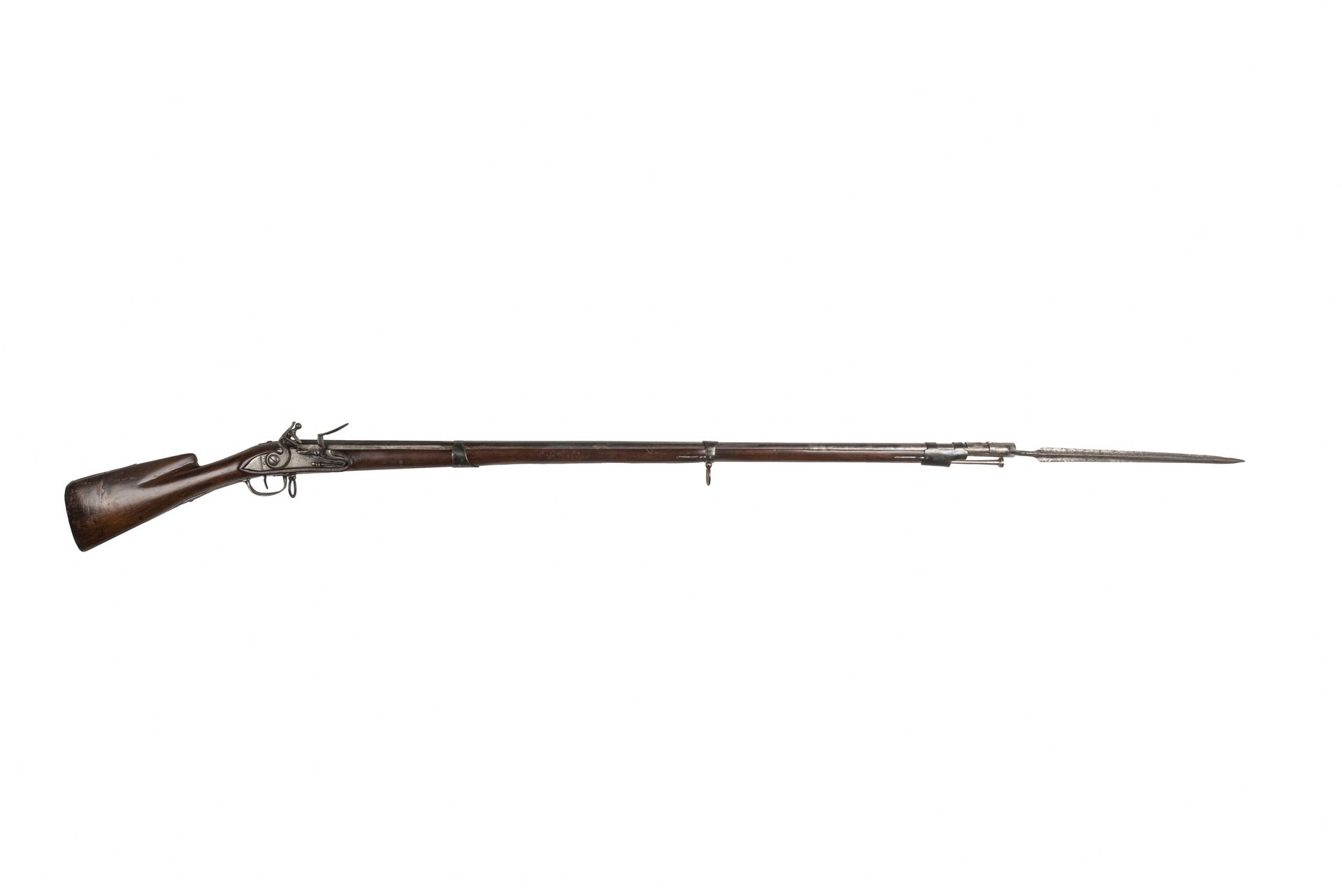 Null Fusil d’infanterie à silex type 1746. 

Canon rond, à pans au tonnerre poin&hellip;