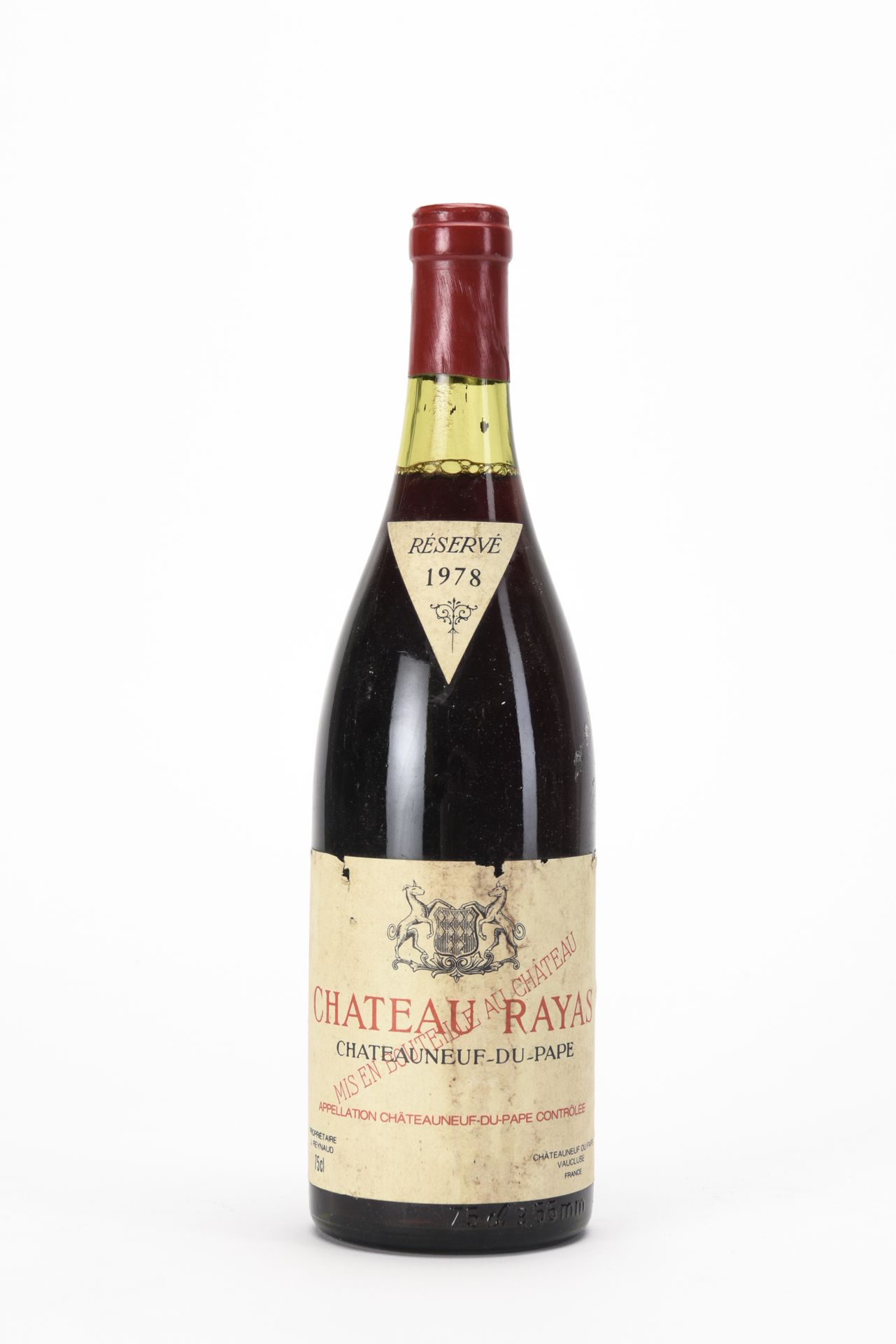 Null 1 B CHÂTEAUNEUF DU PAPE Rouge (2,5 cm; e.T.A; clm.S; très belle) Château Ra&hellip;
