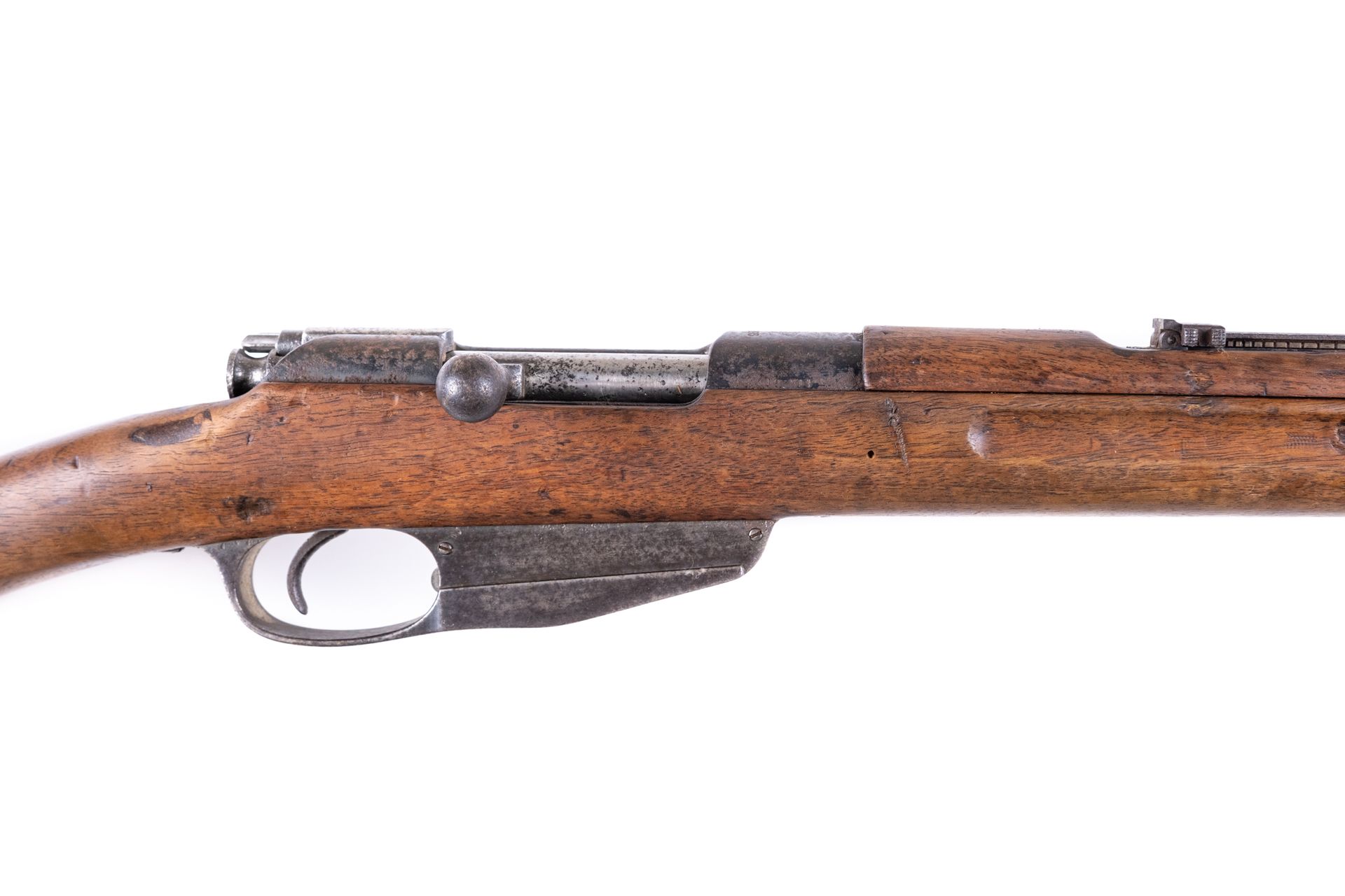 Null Fucile Mannlicher rumeno 1893, calibro 6,5 mm. 

Canna rotonda con alamaro &hellip;