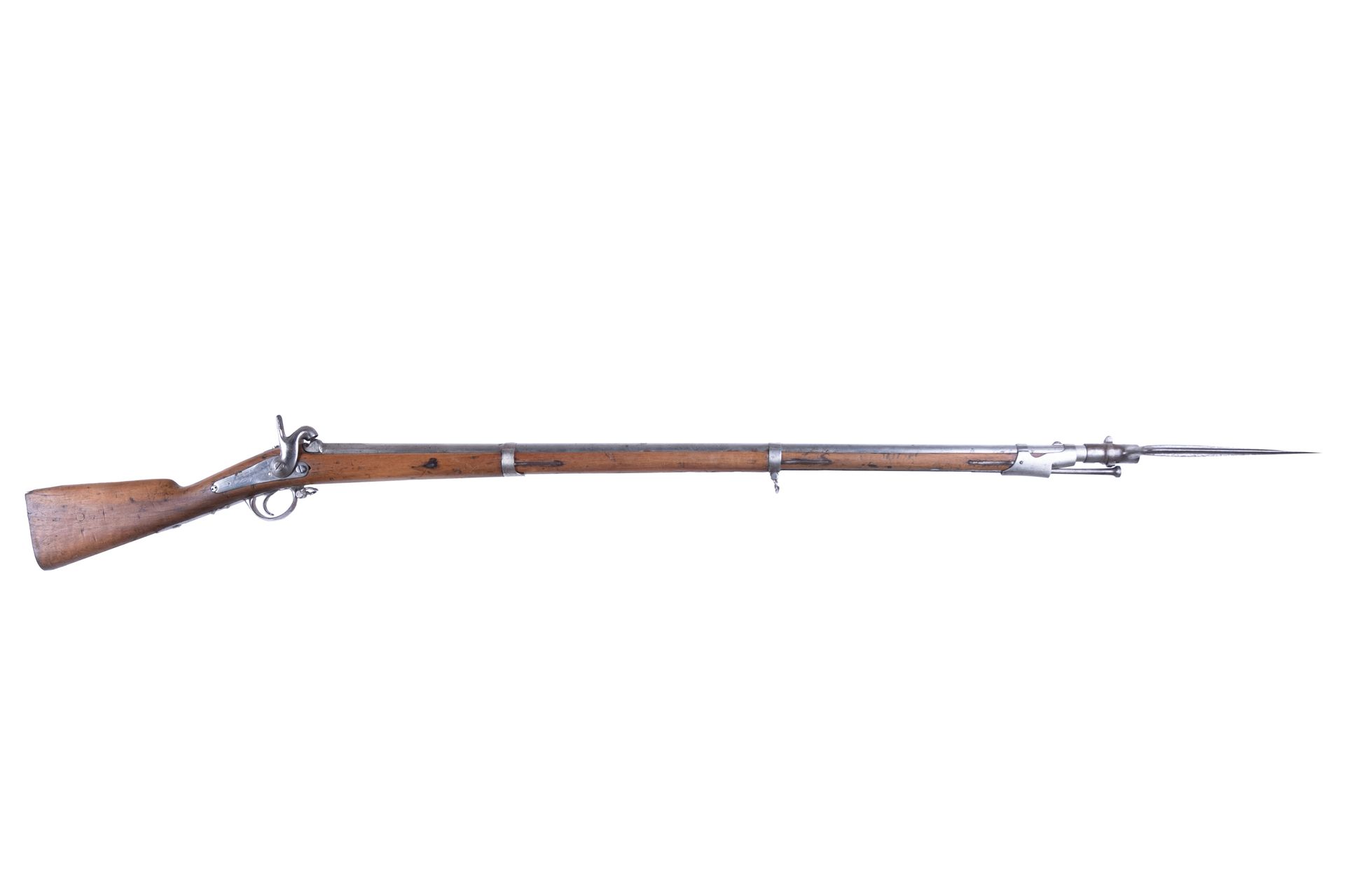 Null Perkussionsgewehr Modell 1854 der kaiserlichen Garde. 

Runder Lauf mit Don&hellip;
