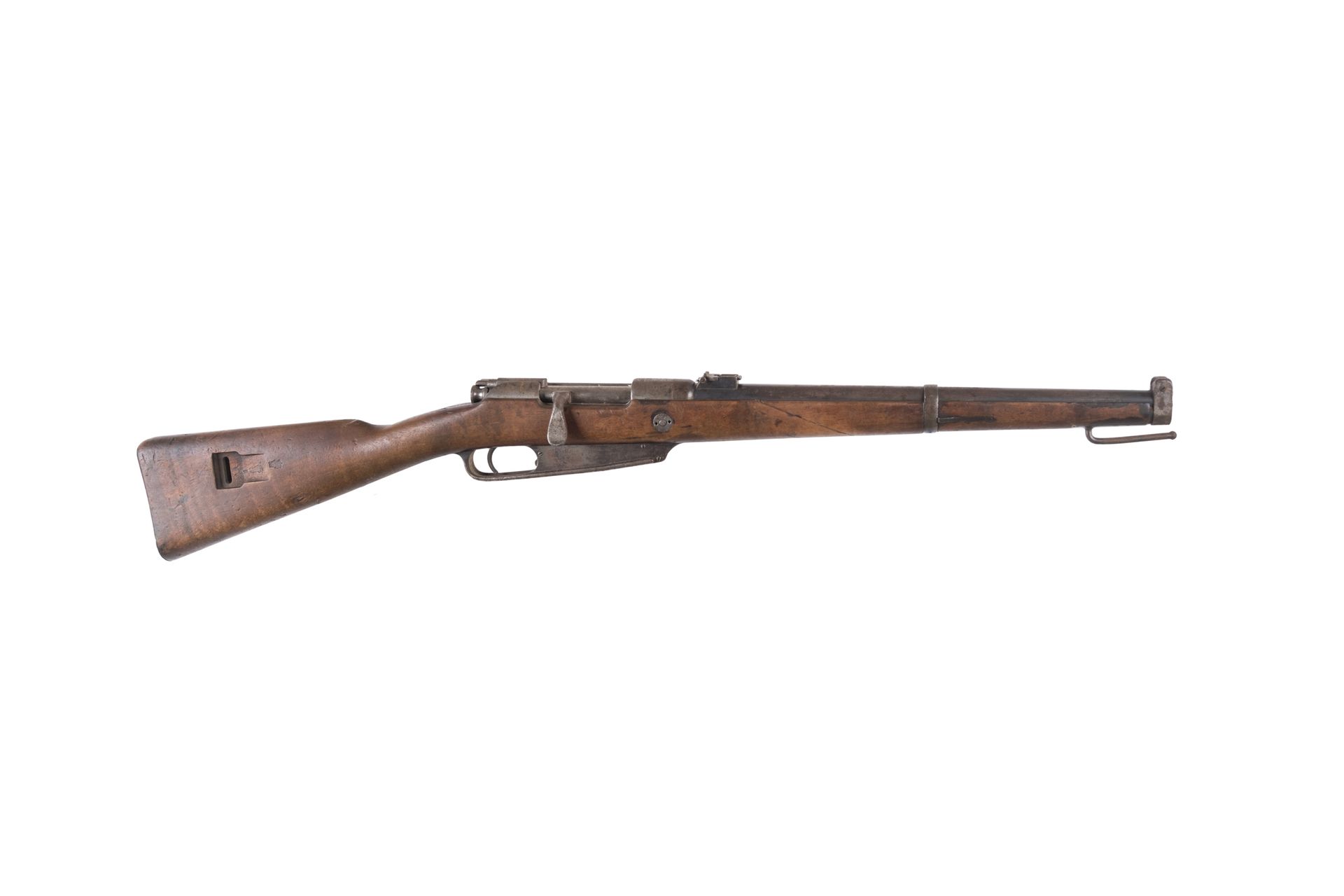 Null 
德国炮兵Gewehr 91步枪，口径8毫米 




带瞄准器的枪管标有 "ERFURT 1892"。曲折的螺栓。枪托上标有 "Gew 91"。 
&hellip;