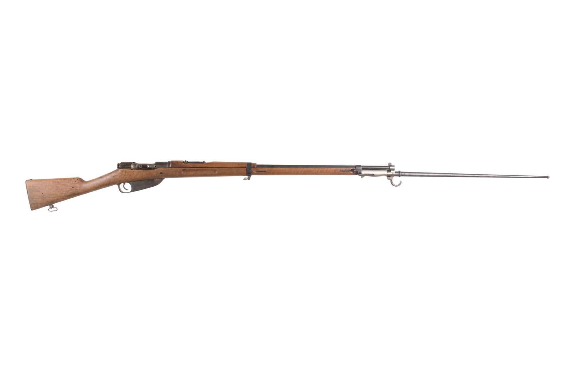 Null Fusil Daudeteau calibre 6,5 mm. 

Cañón redondo, con rana, con sello de tru&hellip;