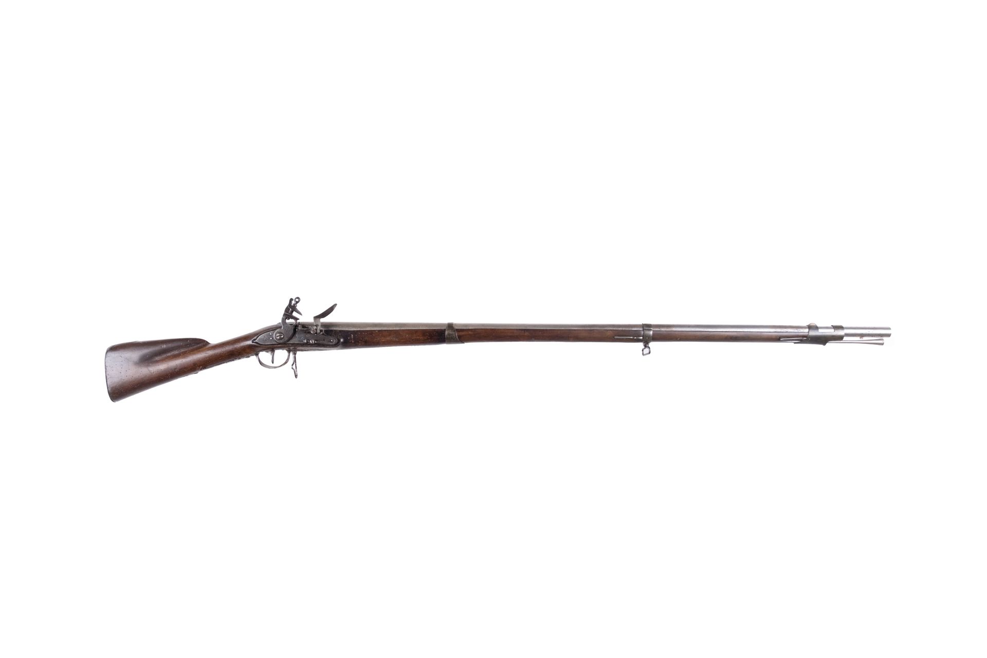 Null France



Flintlock infantry rifle model 1763 

Round barrel, with flatteni&hellip;