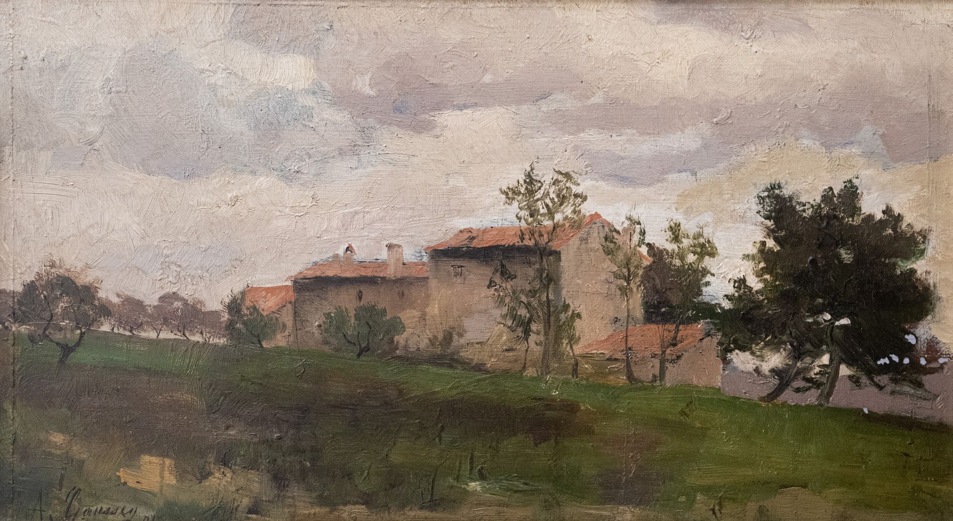 Null 阿道夫-路易斯-高森(Adolphe Louis GAUSSEN) (1871-1954)

农场的景色

板上油彩

左下方有签名

26 x 46&hellip;