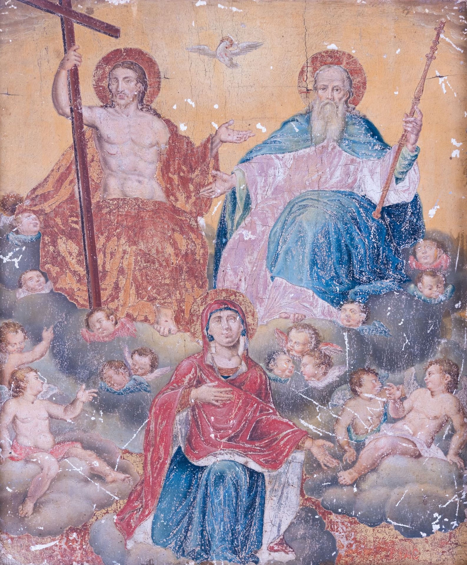 Null Scuola francese del XIX secolo

La Santissima Trinità

Olio su pannello

39&hellip;