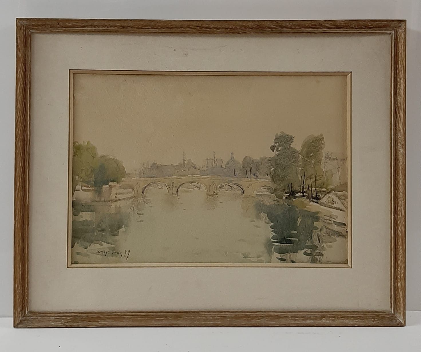 Null 米科拉-瓦西尔-克里切夫斯基(1898-1961)

塞纳河畔

水彩画

左下方有签名

30 x 46 厘米
