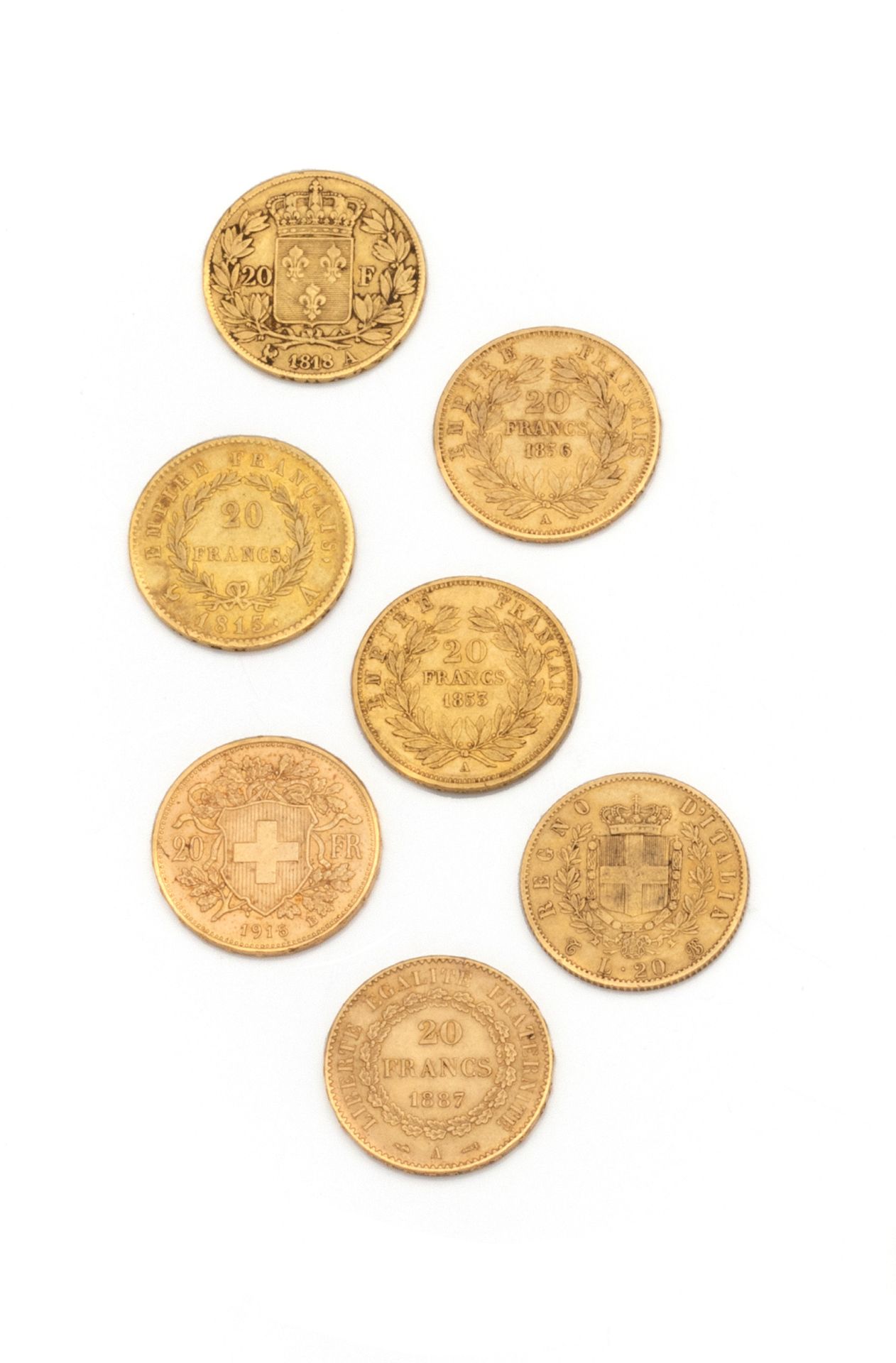 Null FRANCIA, Moneta d'oro :

Primo Impero, 20 franchi Napoleone I, testa d'allo&hellip;