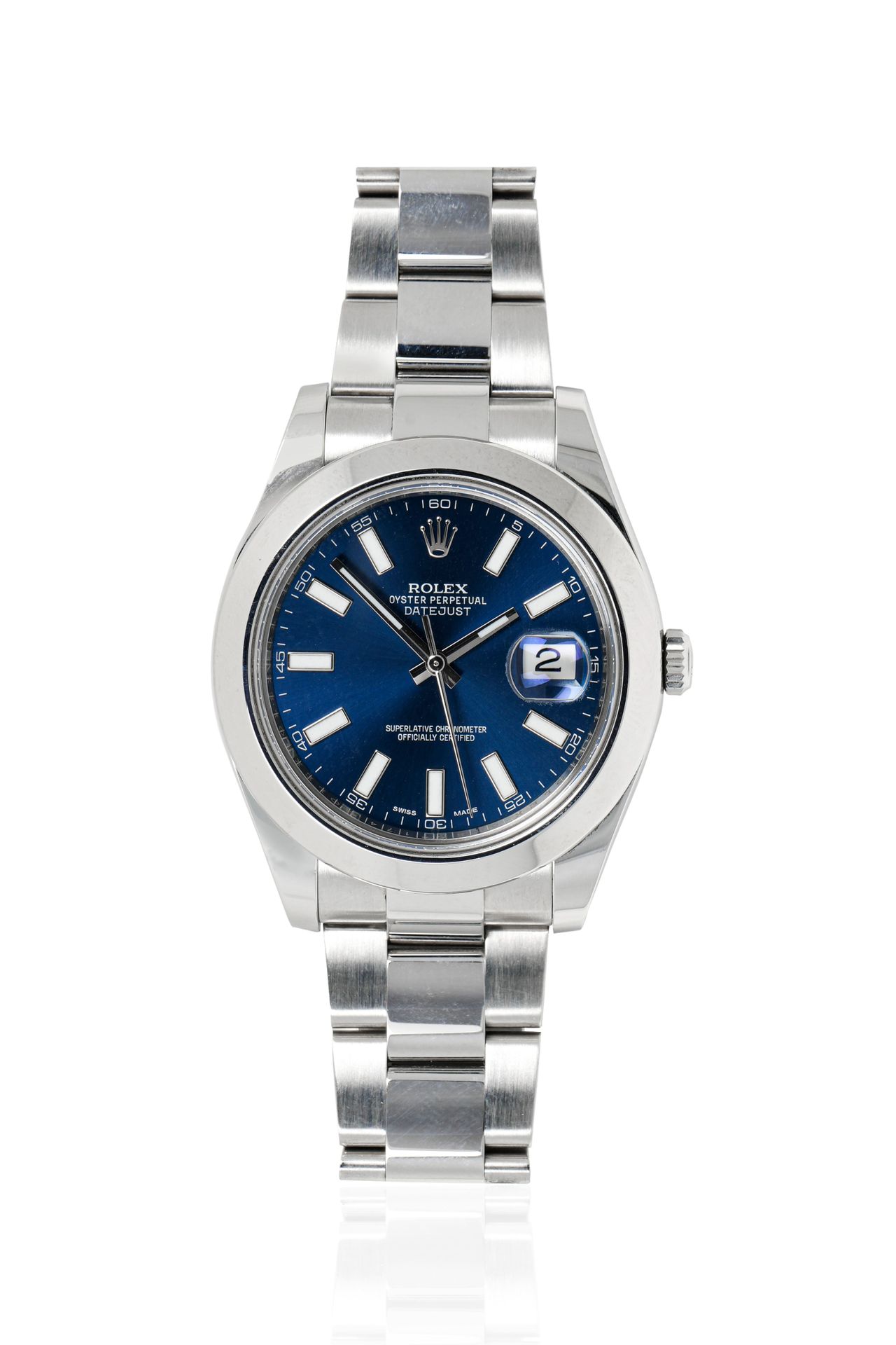 Null ROLEX OYSTER PERPETUAL

Datejust

Men's wrist watch in steel.

-Blue sunray&hellip;