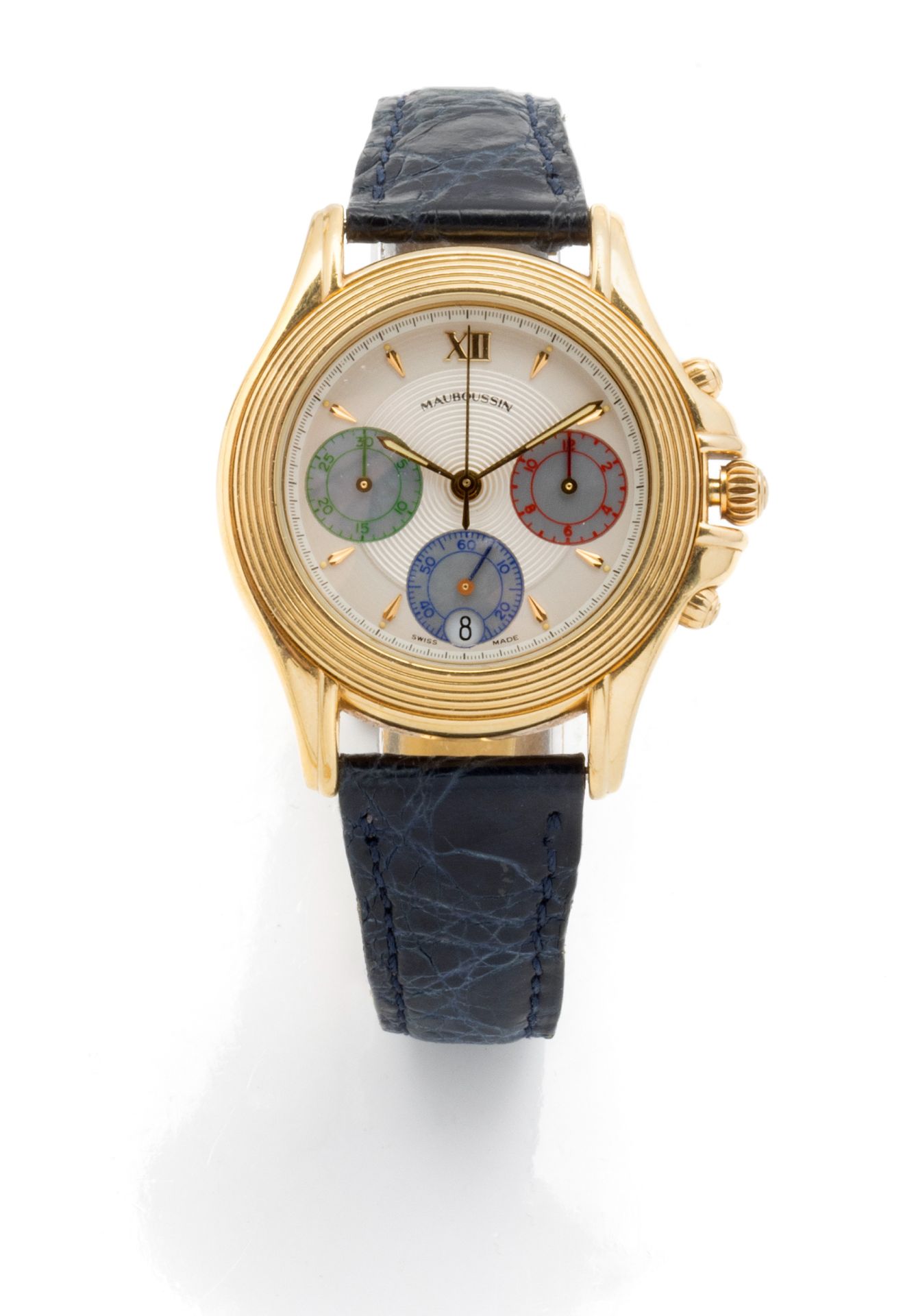 Null MAUBOUSSIN

Reloj de pulsera cronógrafo de hombre en oro de 18 quilates (75&hellip;