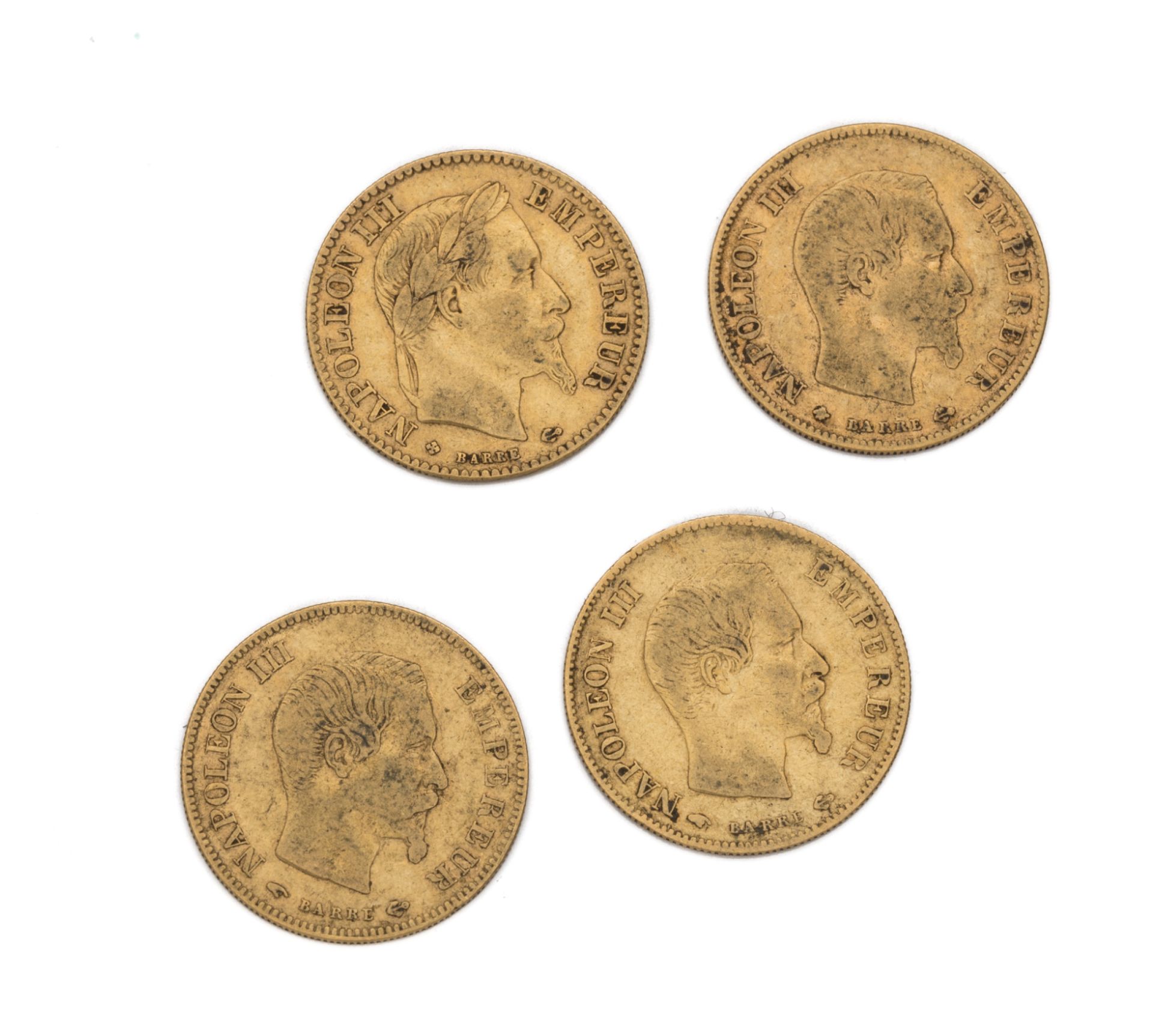 Null SEGUNDO IMPERIO
10 francos oro Napoleón III, con la cabeza descubierta. 185&hellip;