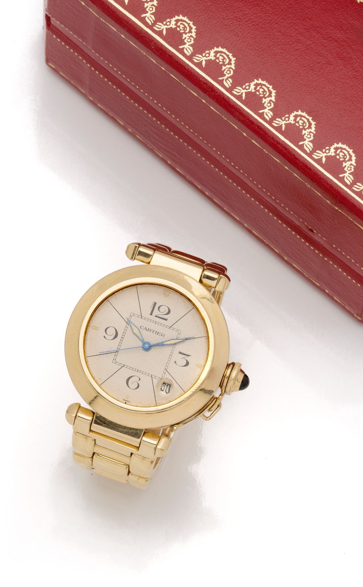Null CARTIER PASHA
Armbanduhr aus 18 Karat Gold (750 Tausendstel), versilbertes &hellip;