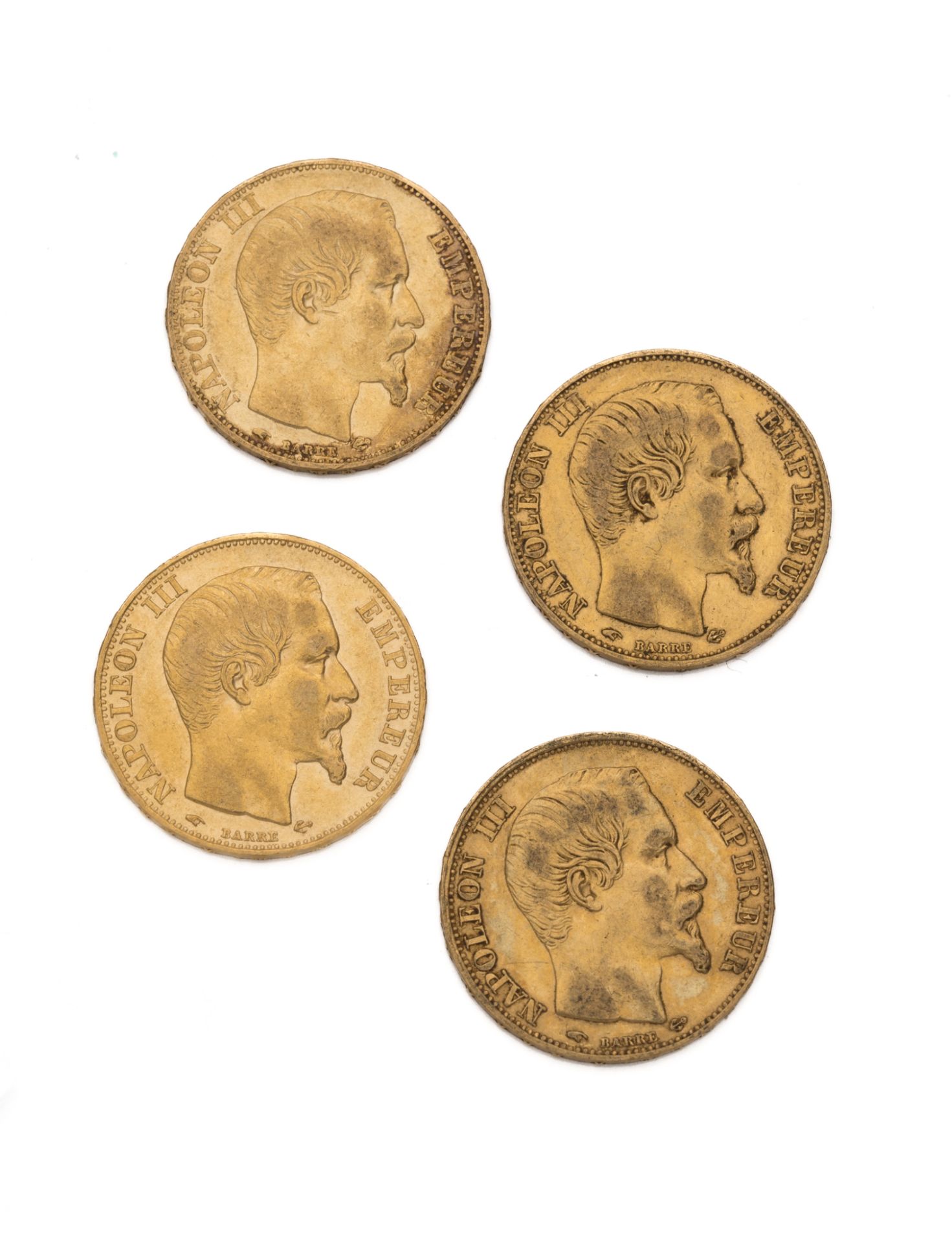 Null SECONDO IMPERO
20 franchi oro Naopelon III, a testa nuda. 4 esemplari. 1857&hellip;