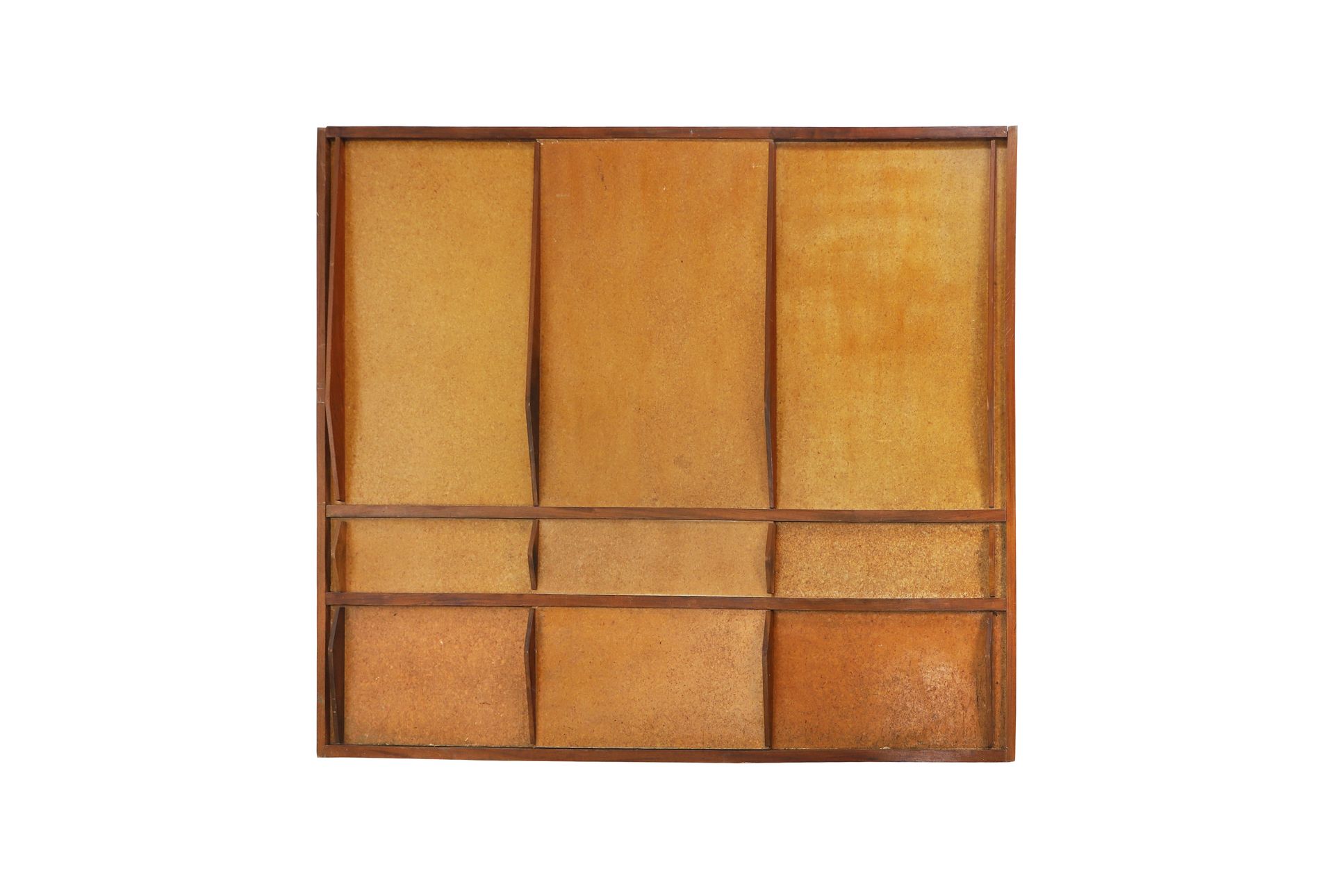 Null Charlotte PERRIAND (1903-1999) 一套9个橱柜门 芯片板，柳桉木，桃花心木 230 x 307 cm.约1958年 出处：&hellip;