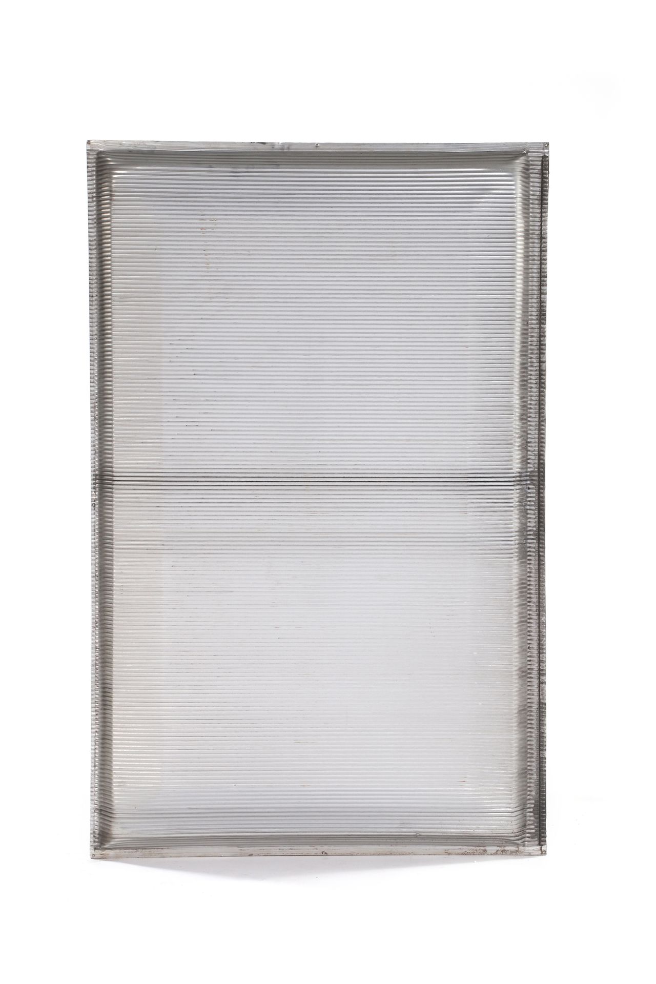 Null Jean PROUVÉ (1901-1984) Façade panel Embossed aluminium 171 x 108 cm. 1956 &hellip;